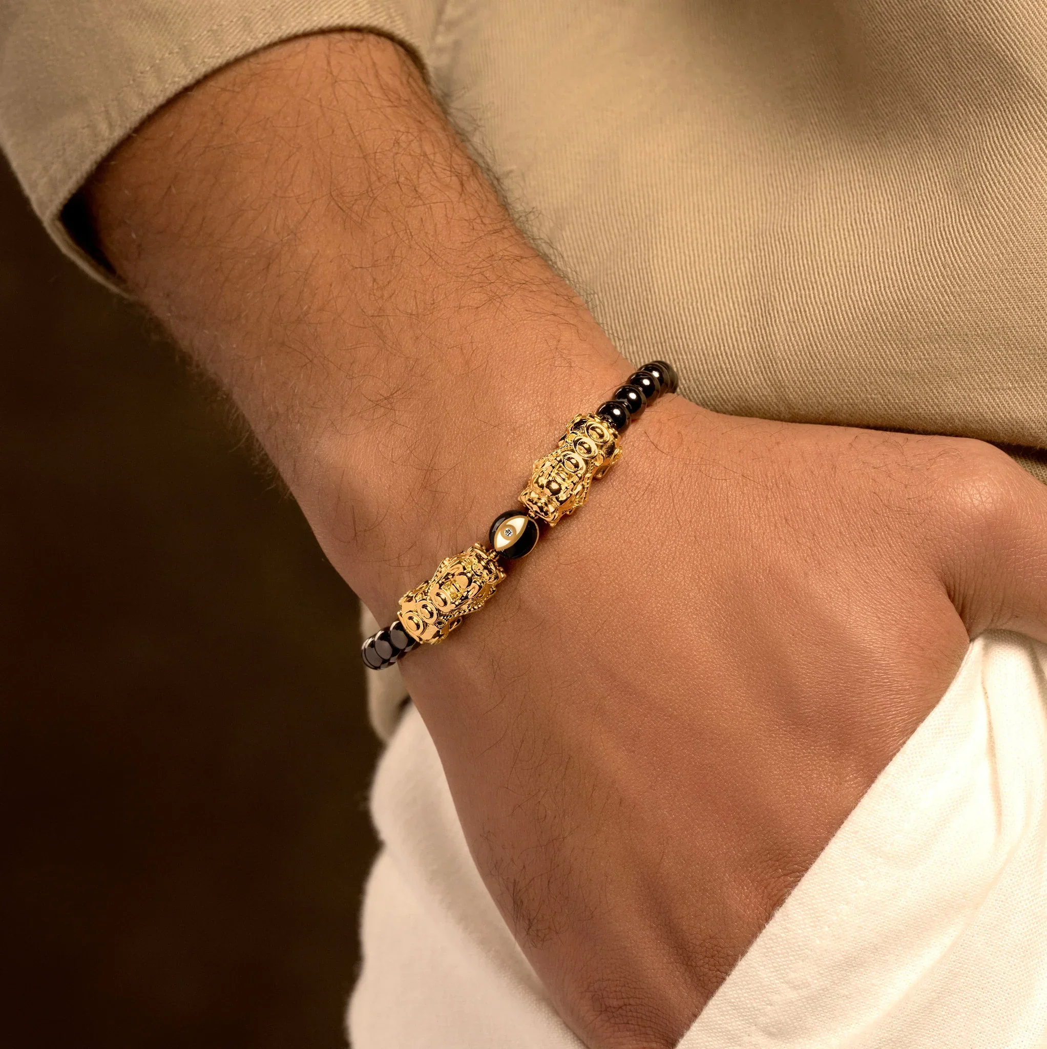 Courageous Ornament - Double Dragon Bracelet - Image 2