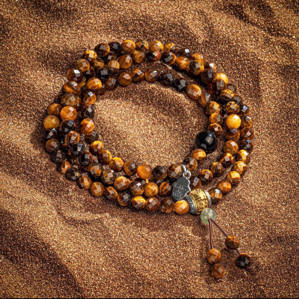 Courageous Presence - Tiger's Eye Wrap Bracelet