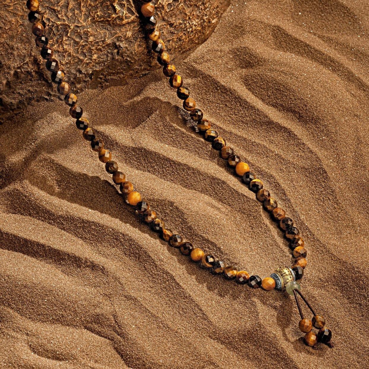Courageous Presence - Tiger's Eye Wrap Bracelet - Image 3
