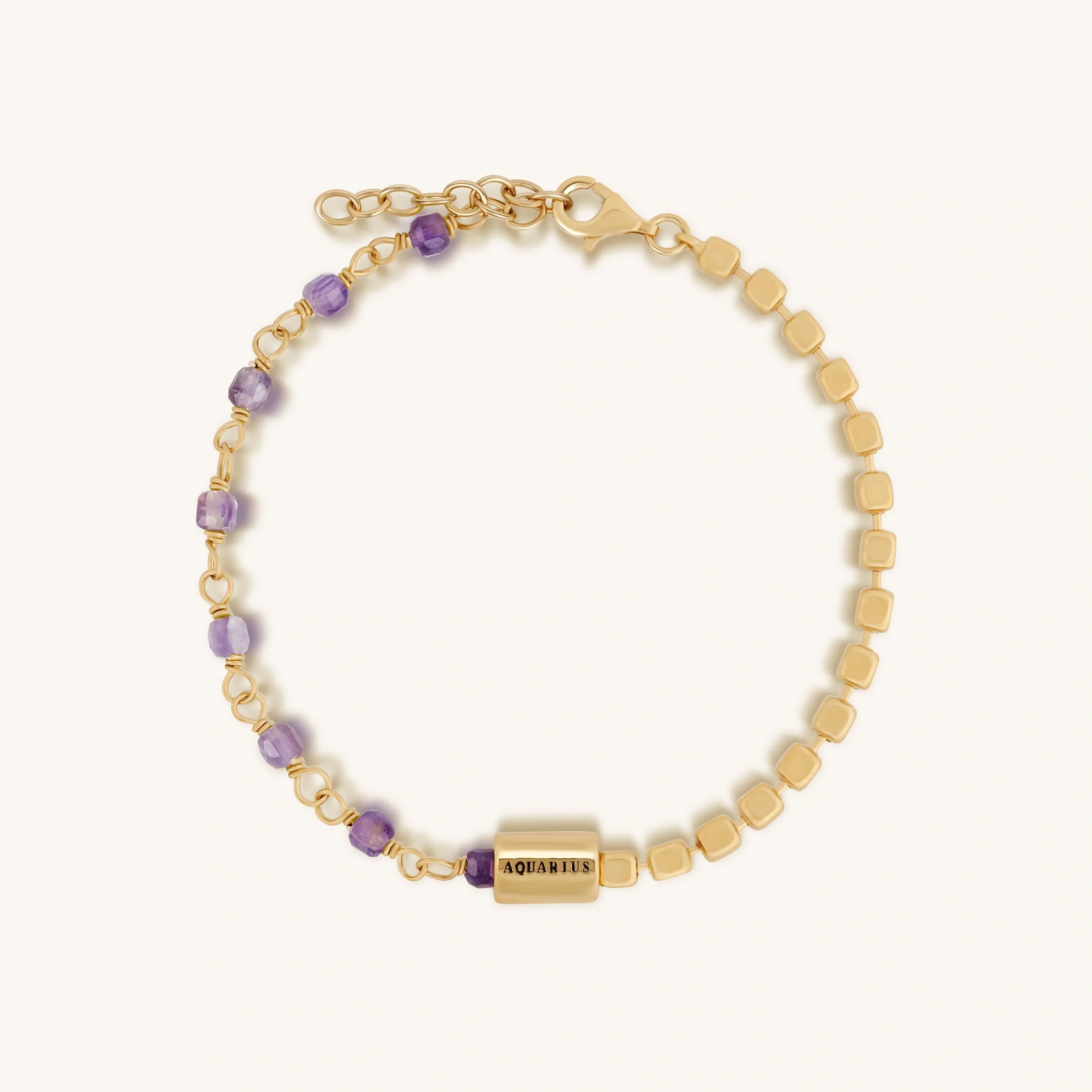 Creative Idealist Amethyst Aquarius Bracelet - Image 4
