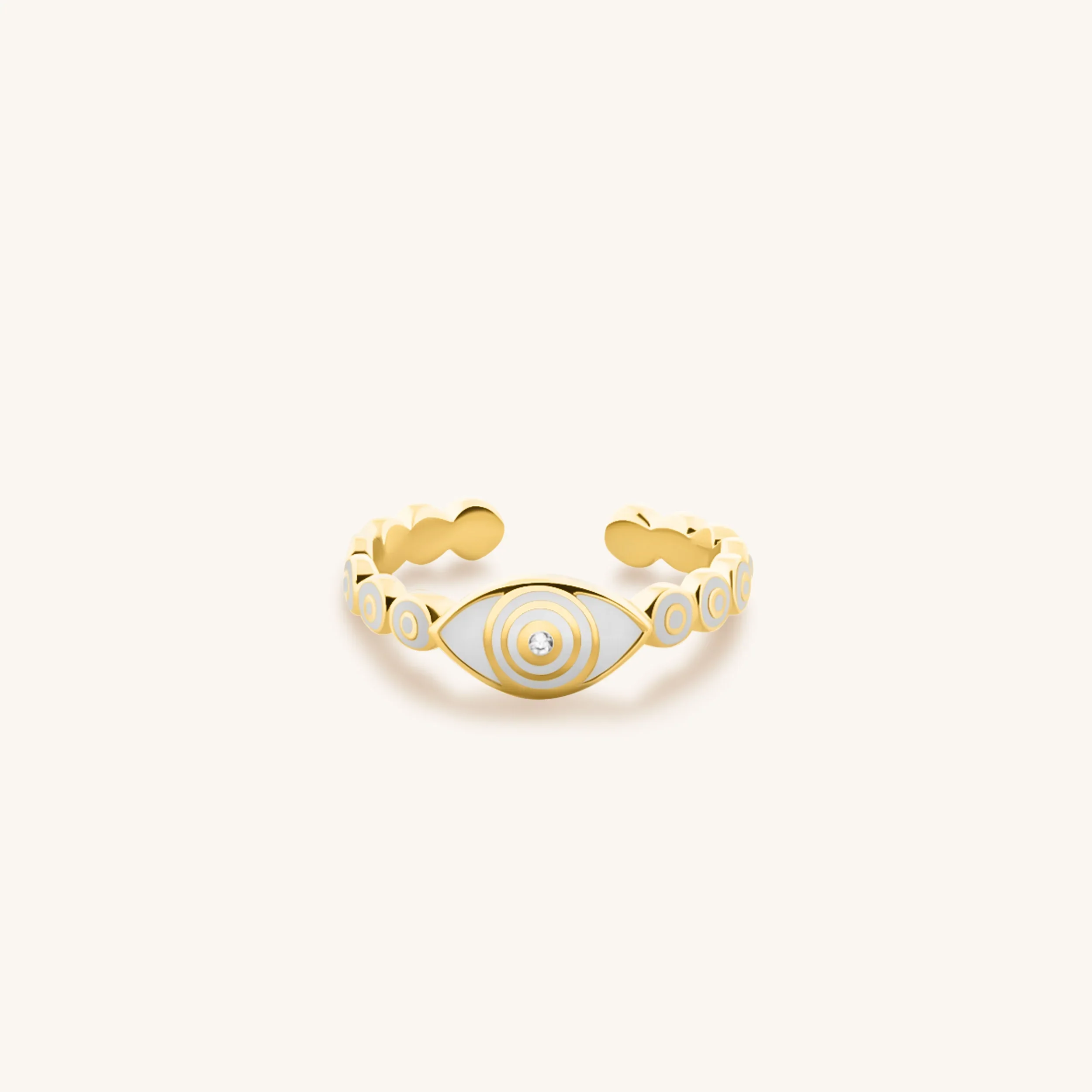 Delightful Peacefulness - Evil Eye Ring - Image 3