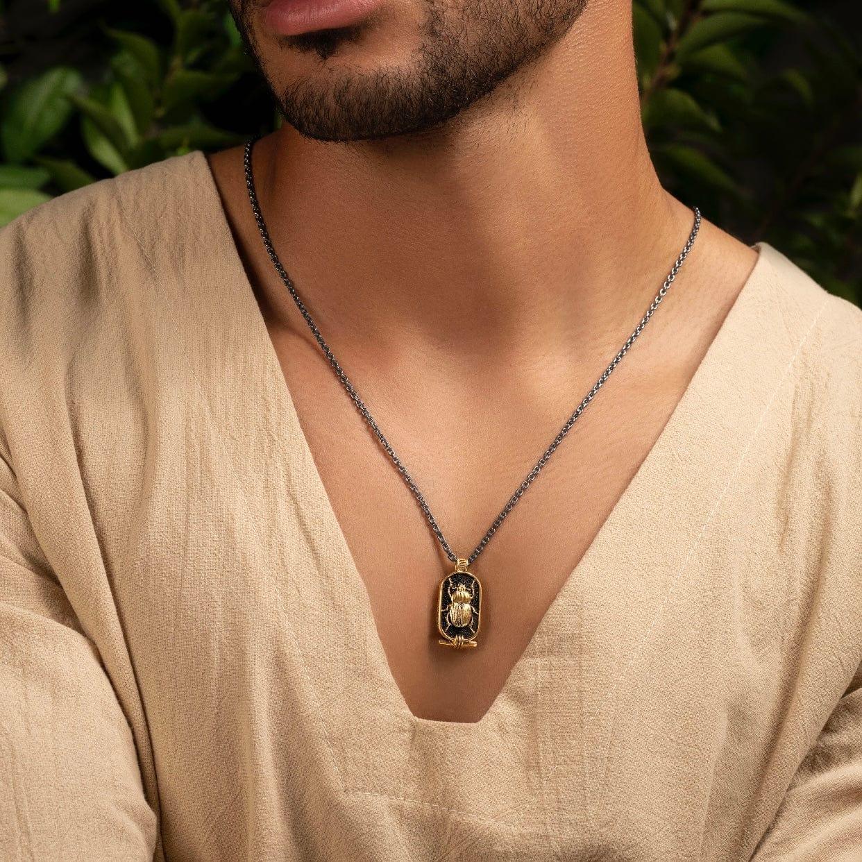 Divine Creation - Scarab Pendant Necklace - Image 2