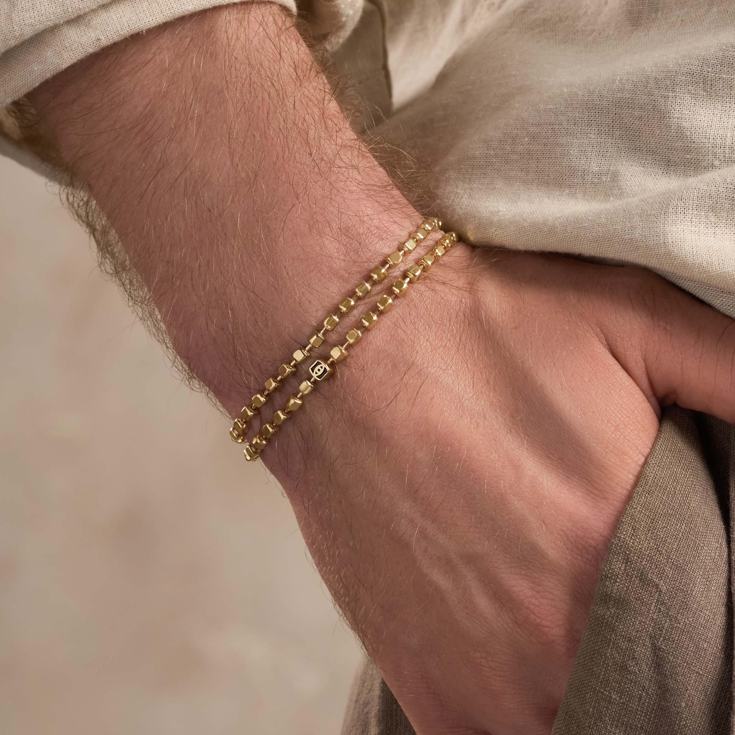 Divine Forces Gold Evil Eye Hamsa Bracelet - Image 2