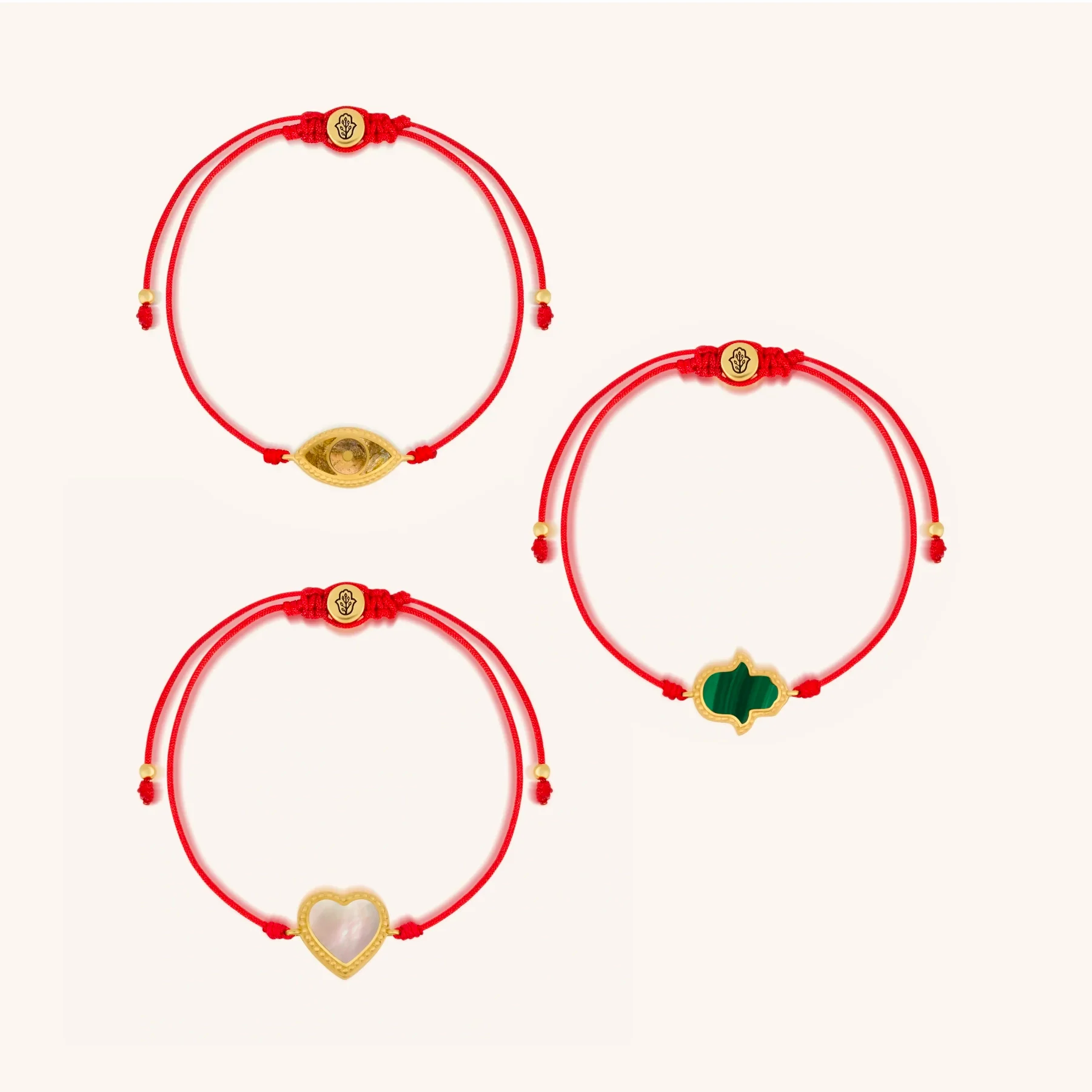 Divine Intent Red String Bracelet Set