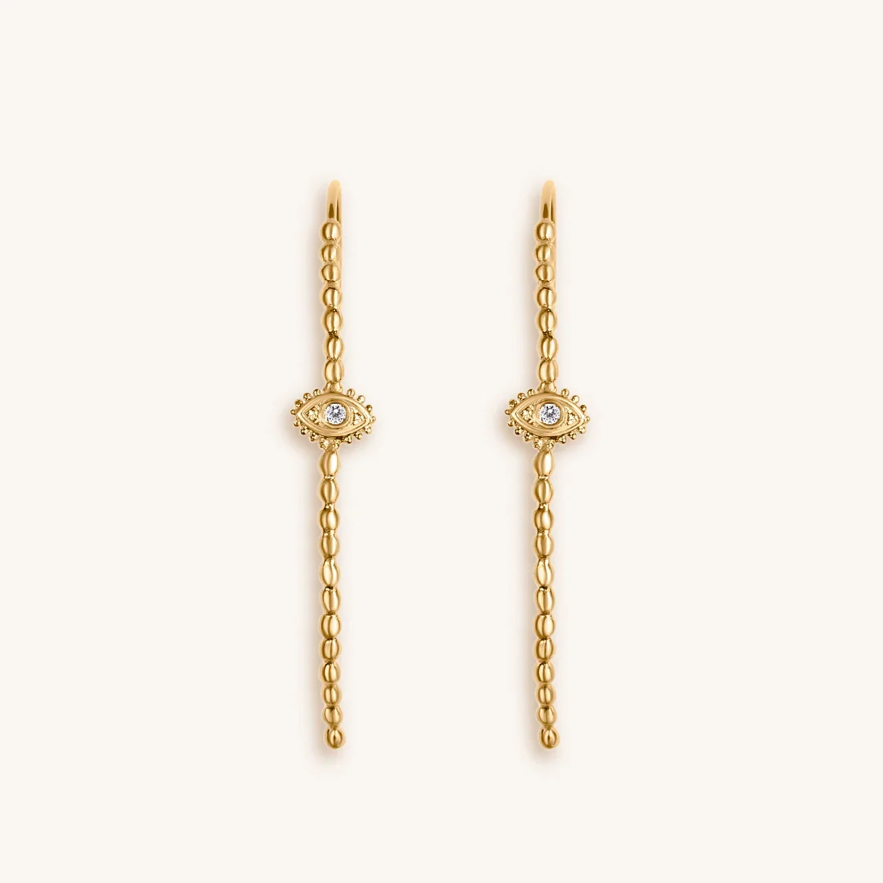 Divine Protection - Evil Eye Hoop Earrings