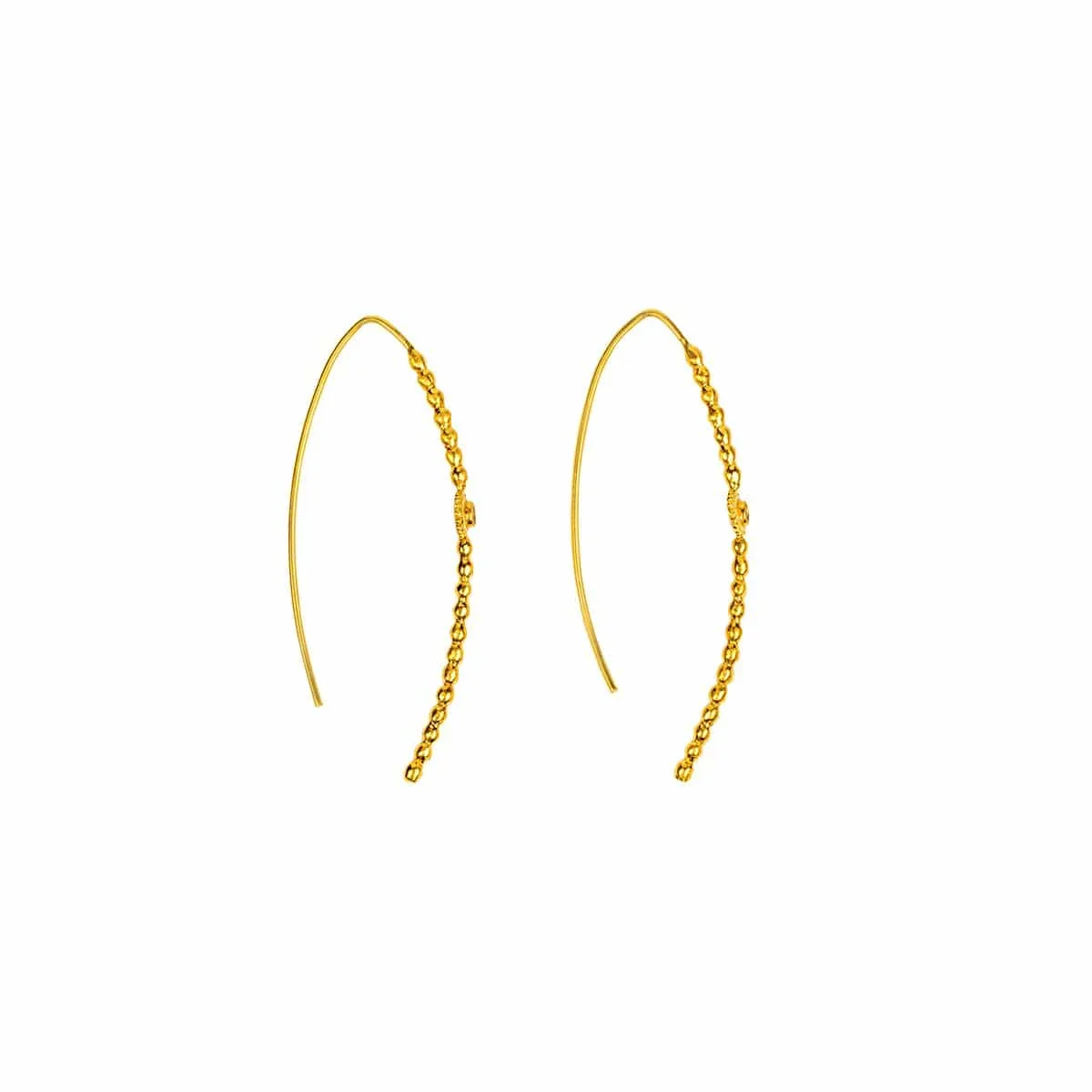 Divine Protection - Evil Eye Hoop Earrings - Image 4