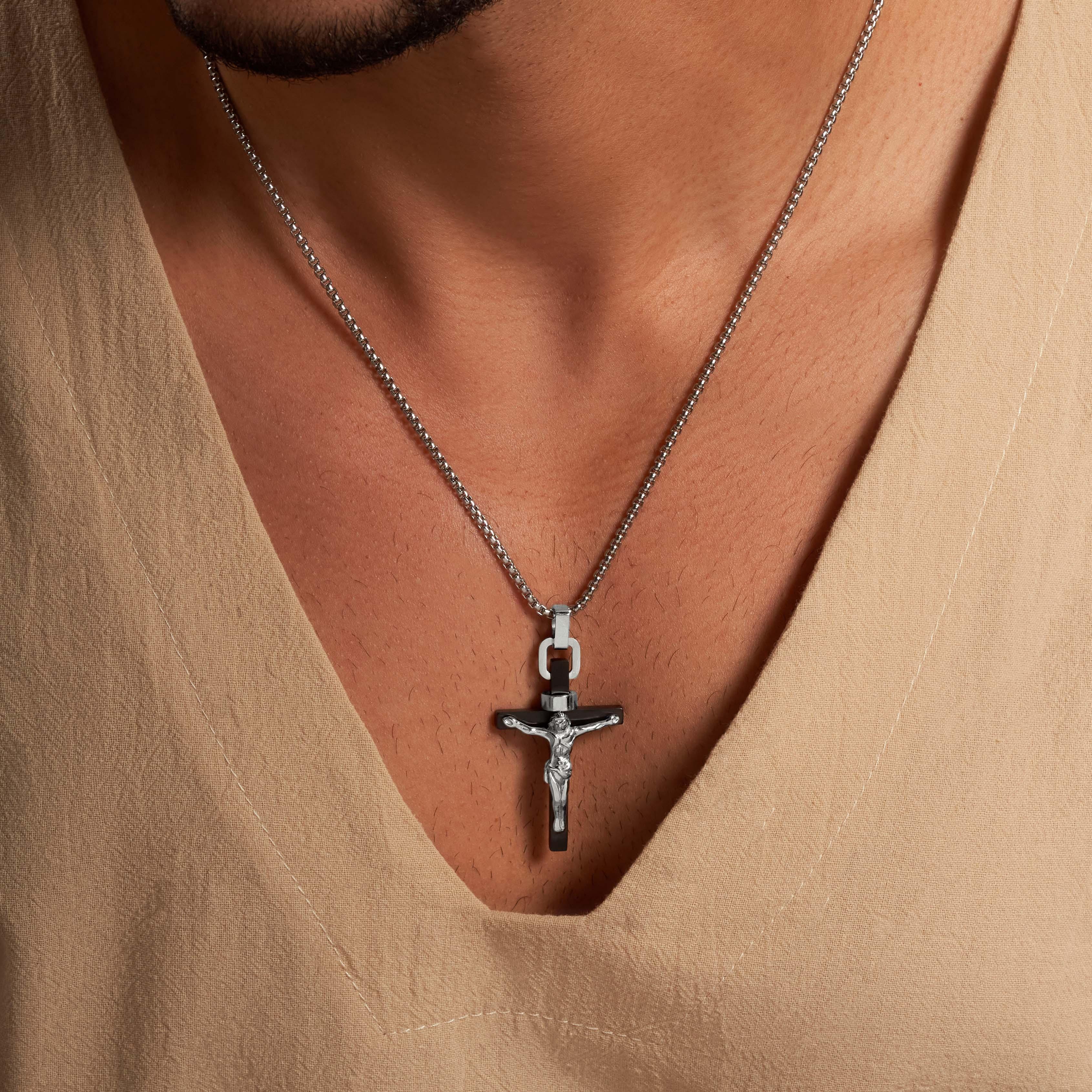 Divine Savior Cross Necklace - Image 2