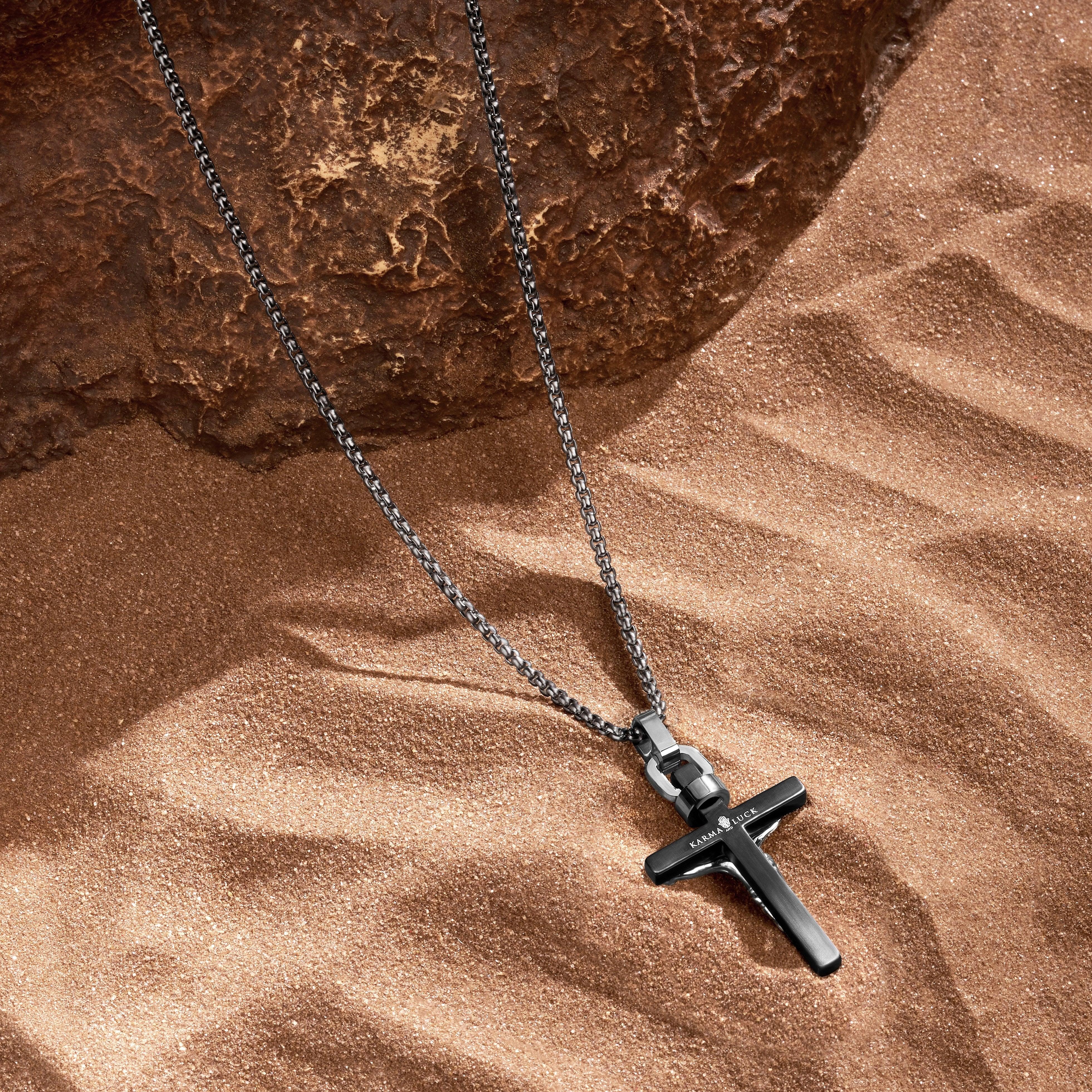 Divine Savior Cross Necklace - Image 3