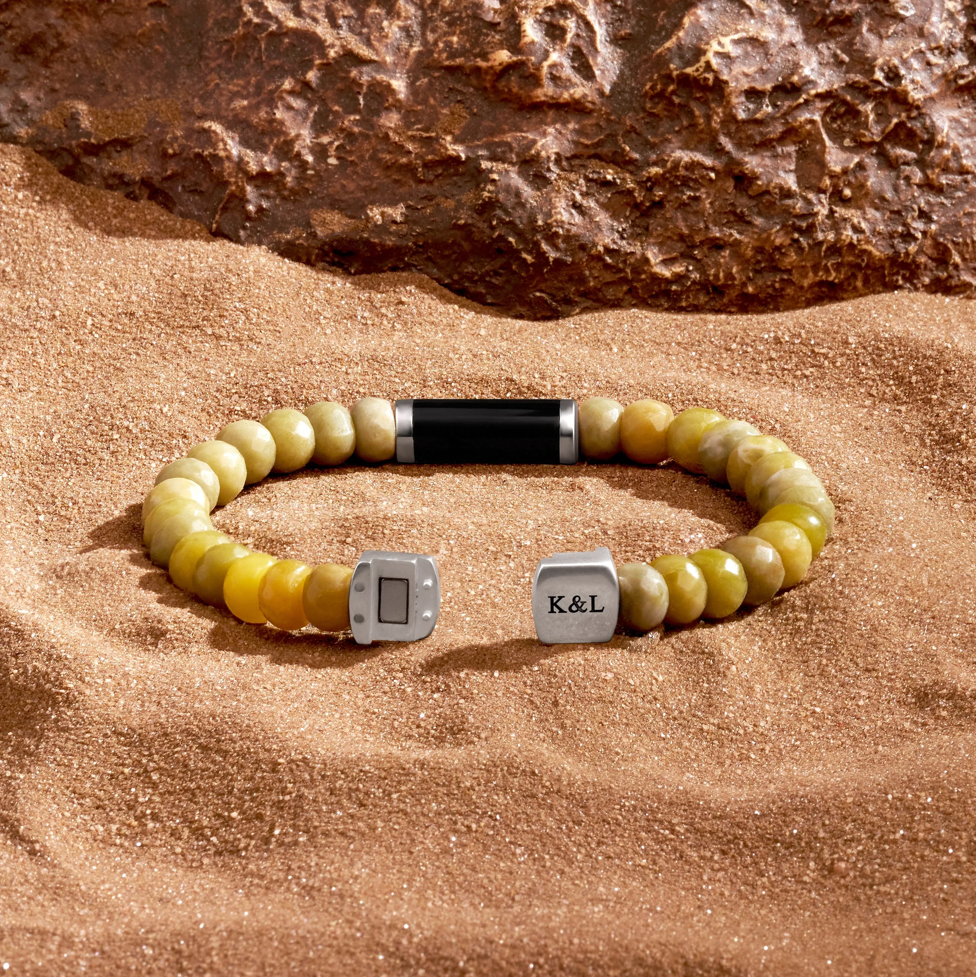 Divine Success Jade & Black Onyx Bracelet - Image 3
