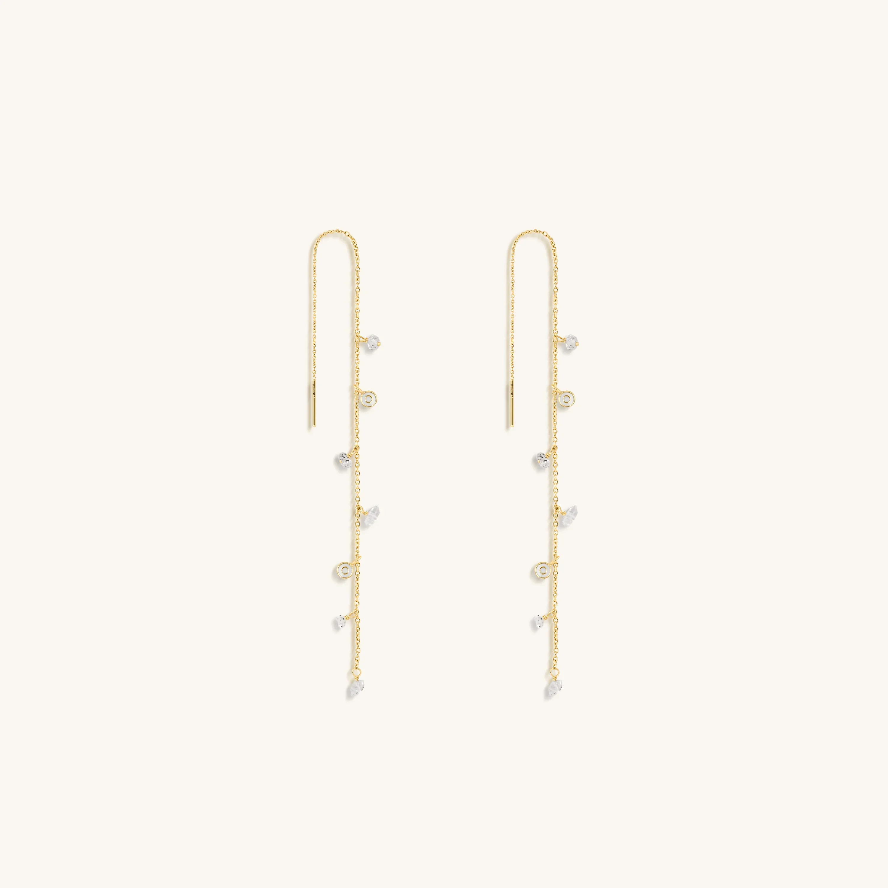 Divine Whispers Threader Earrings