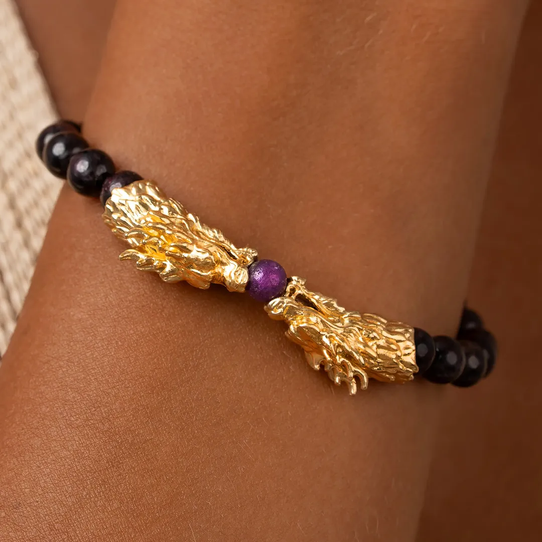 Dragonfire Harmony Garnet & Ruby Bracelet - Image 2