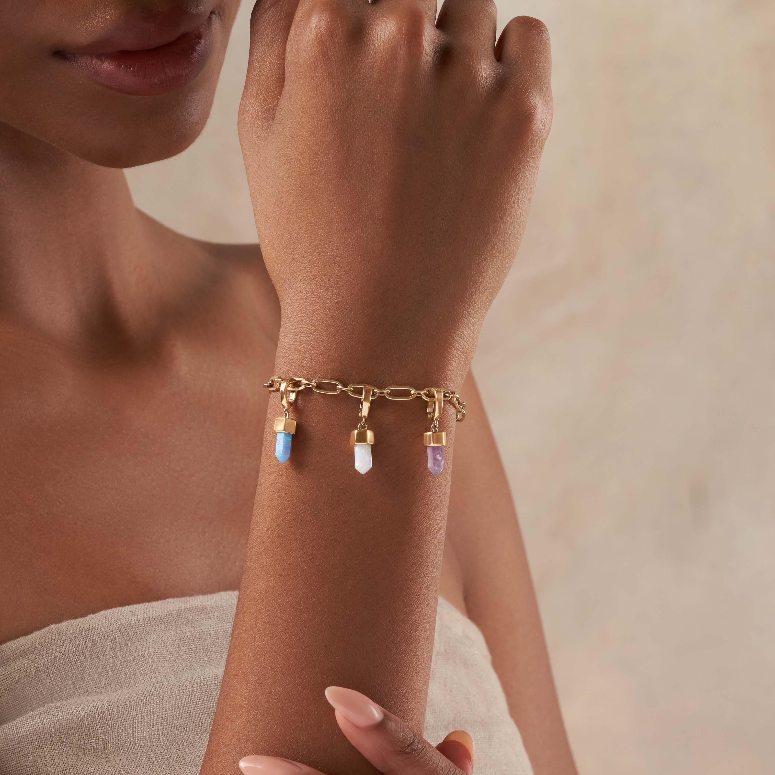Dream Seeker - White Opal Pointer Charm - Image 2