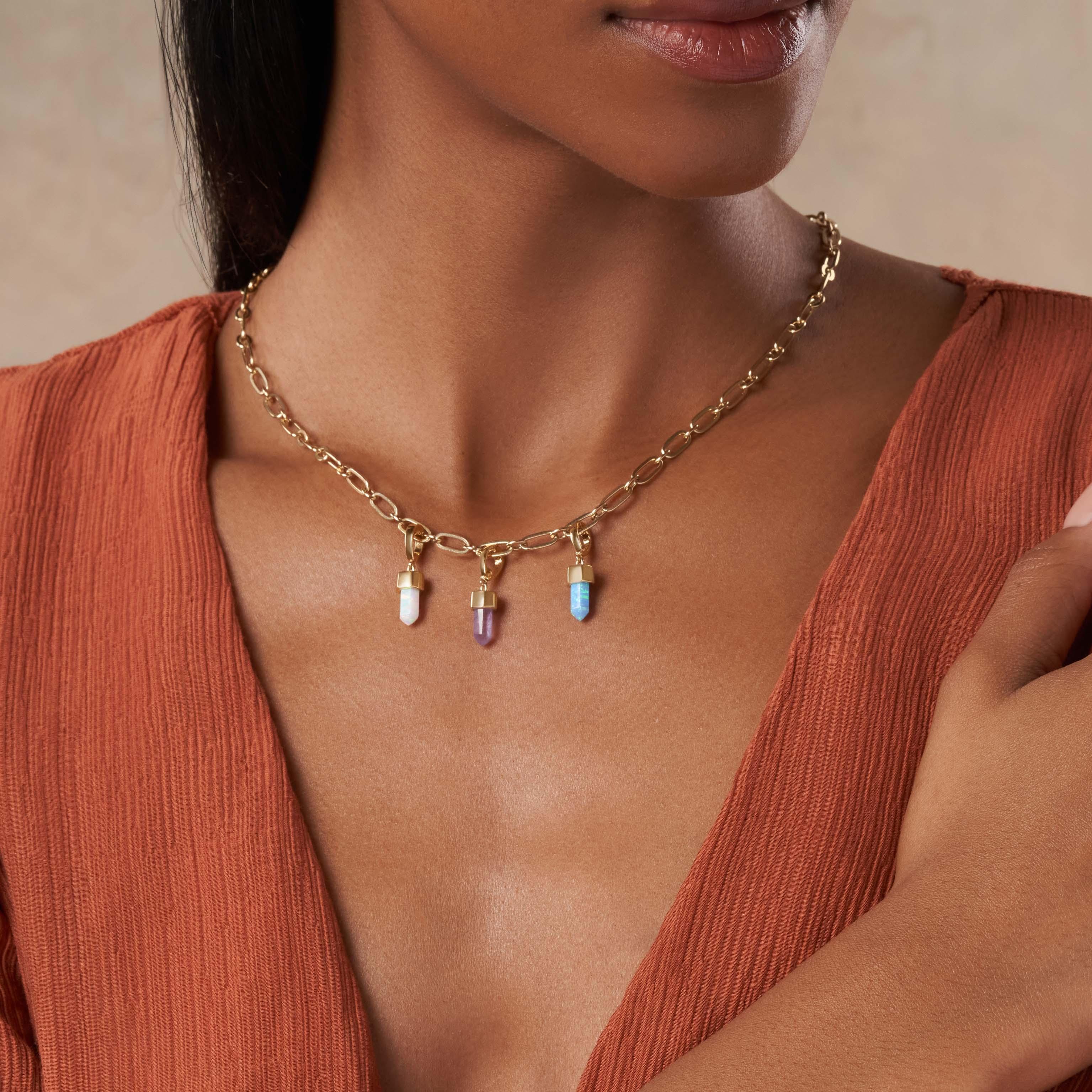 Dream Seeker - White Opal Pointer Charm - Image 5