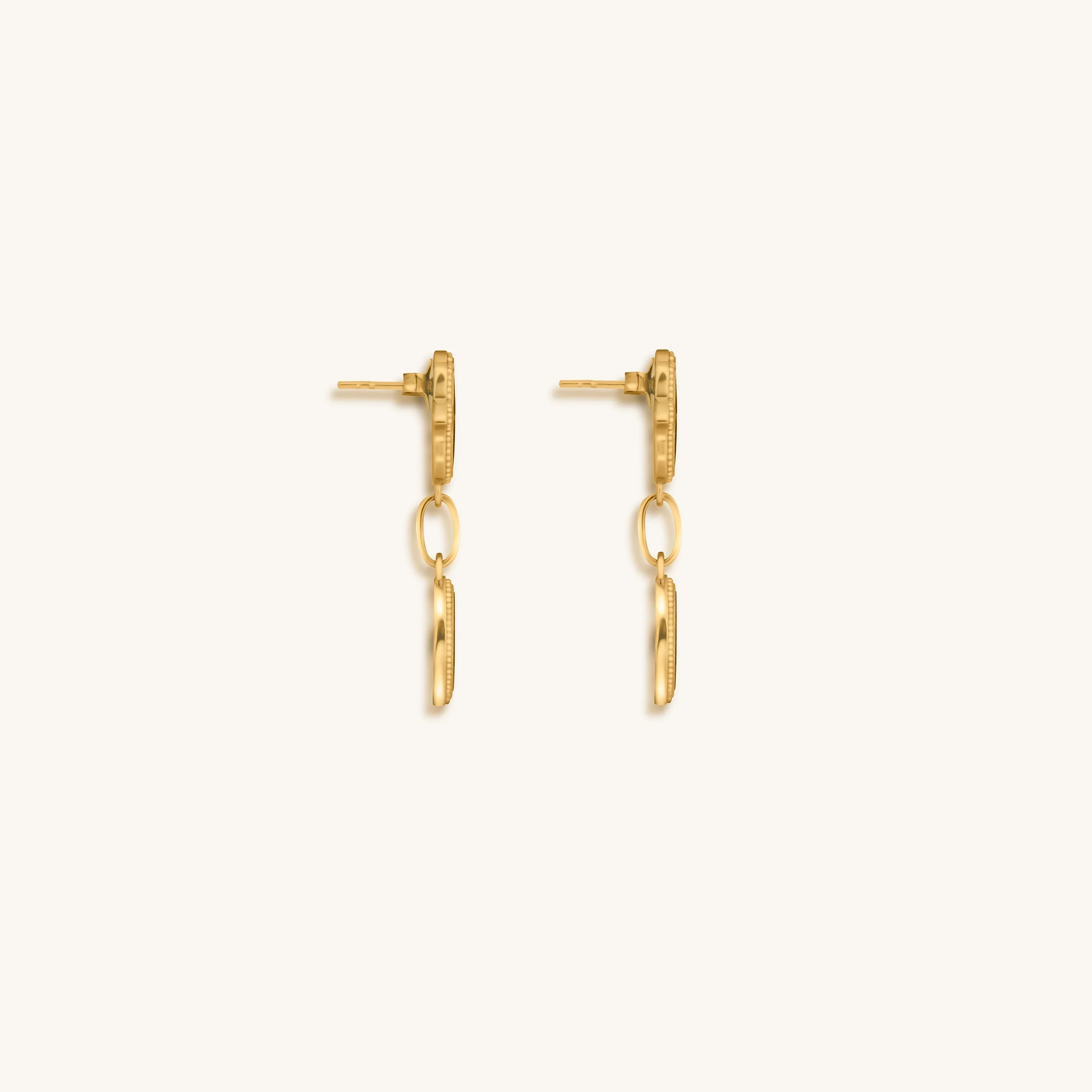 Dreams Secured Tiger’s Eye & Malachite Hamsa & Evil Eye Earrings - Image 7