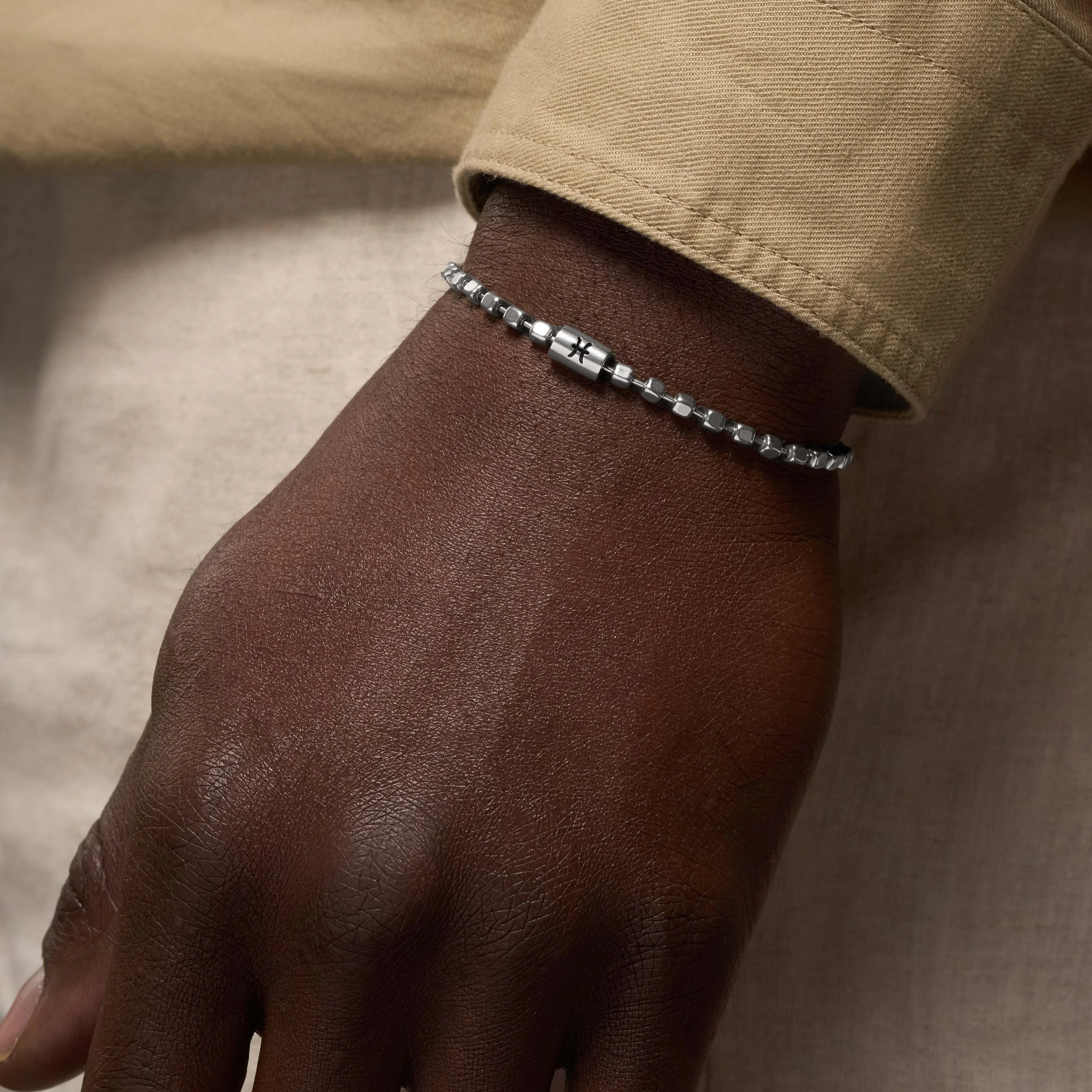 Dreamy Vision Sterling Silver Pisces Bracelet - Image 2