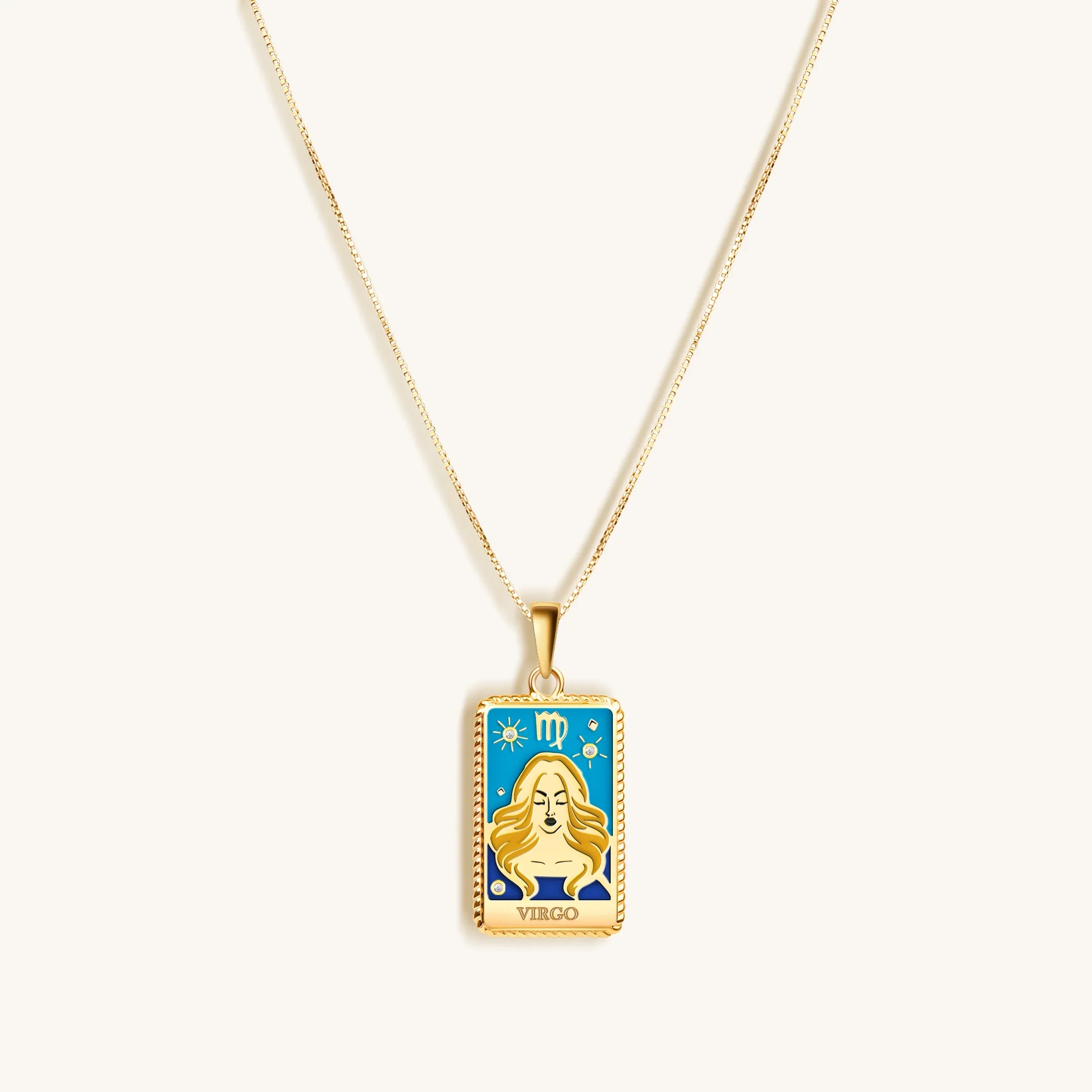 Earthy Wisdom - Virgo Card Necklace - Image 3