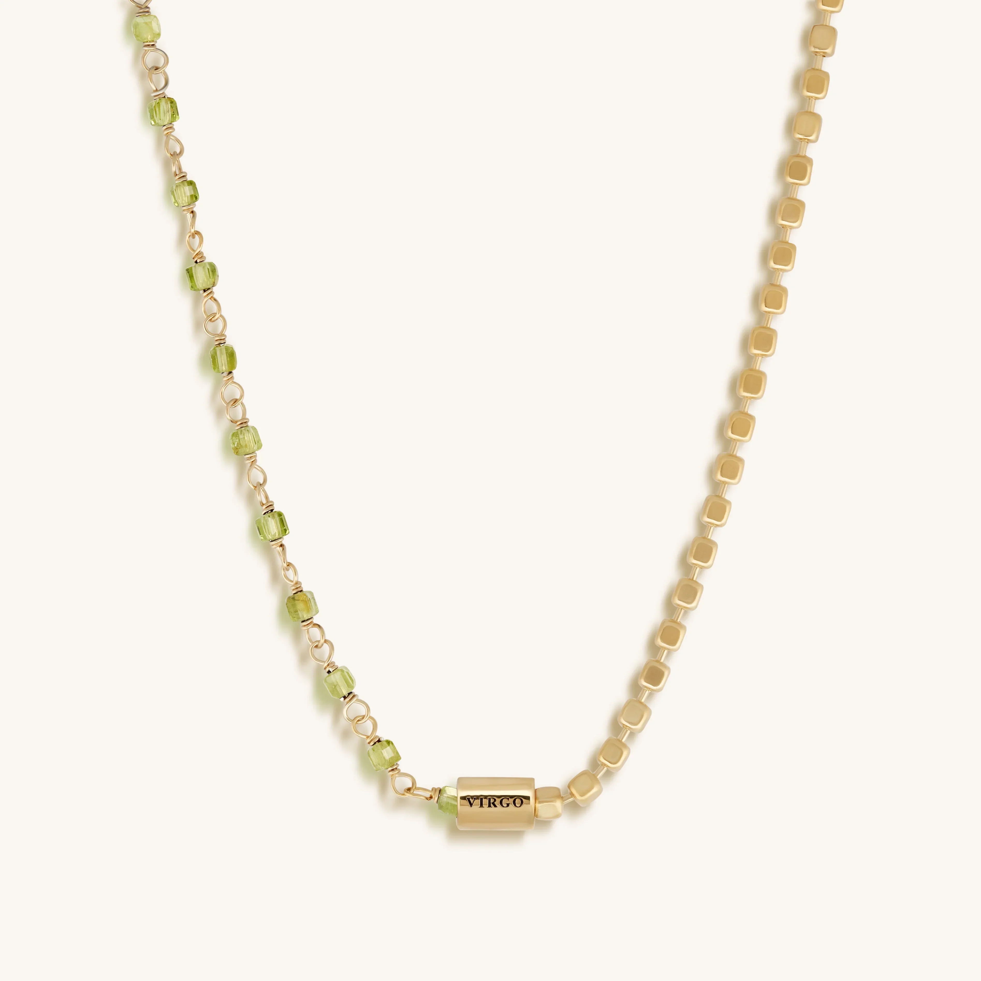 Effortless Perfection Virgo Peridot Necklace - Image 4
