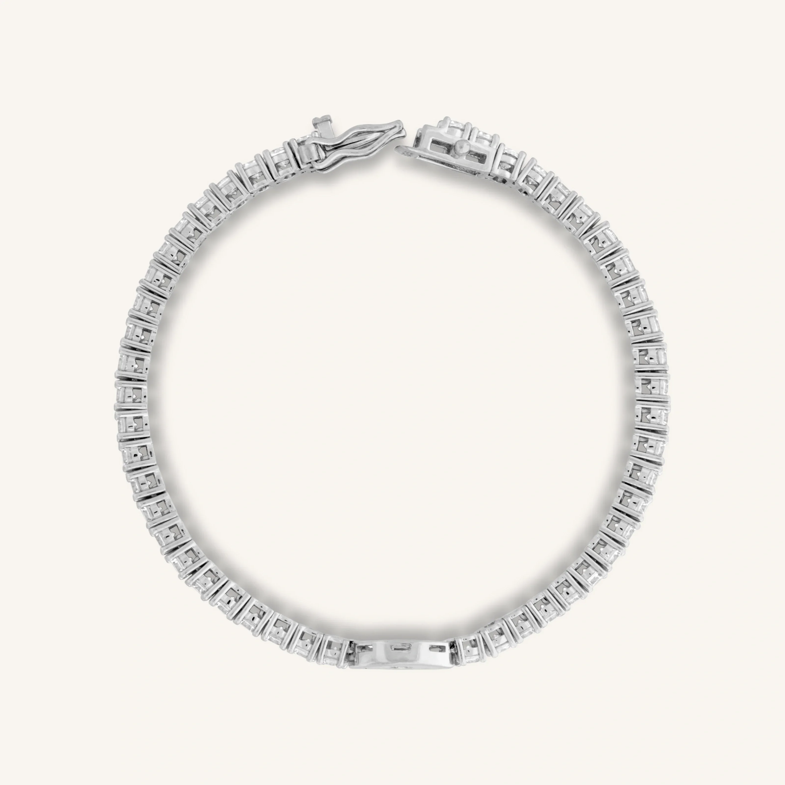 Elevated Vibrations Silver Tennis Bracelet - Image 3