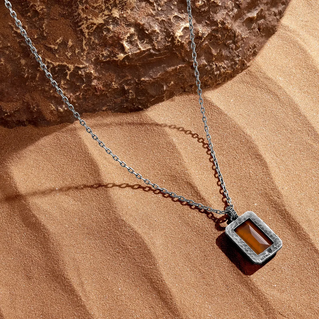 Ember Vision Tiger Eye Pendant Necklace - Image 3