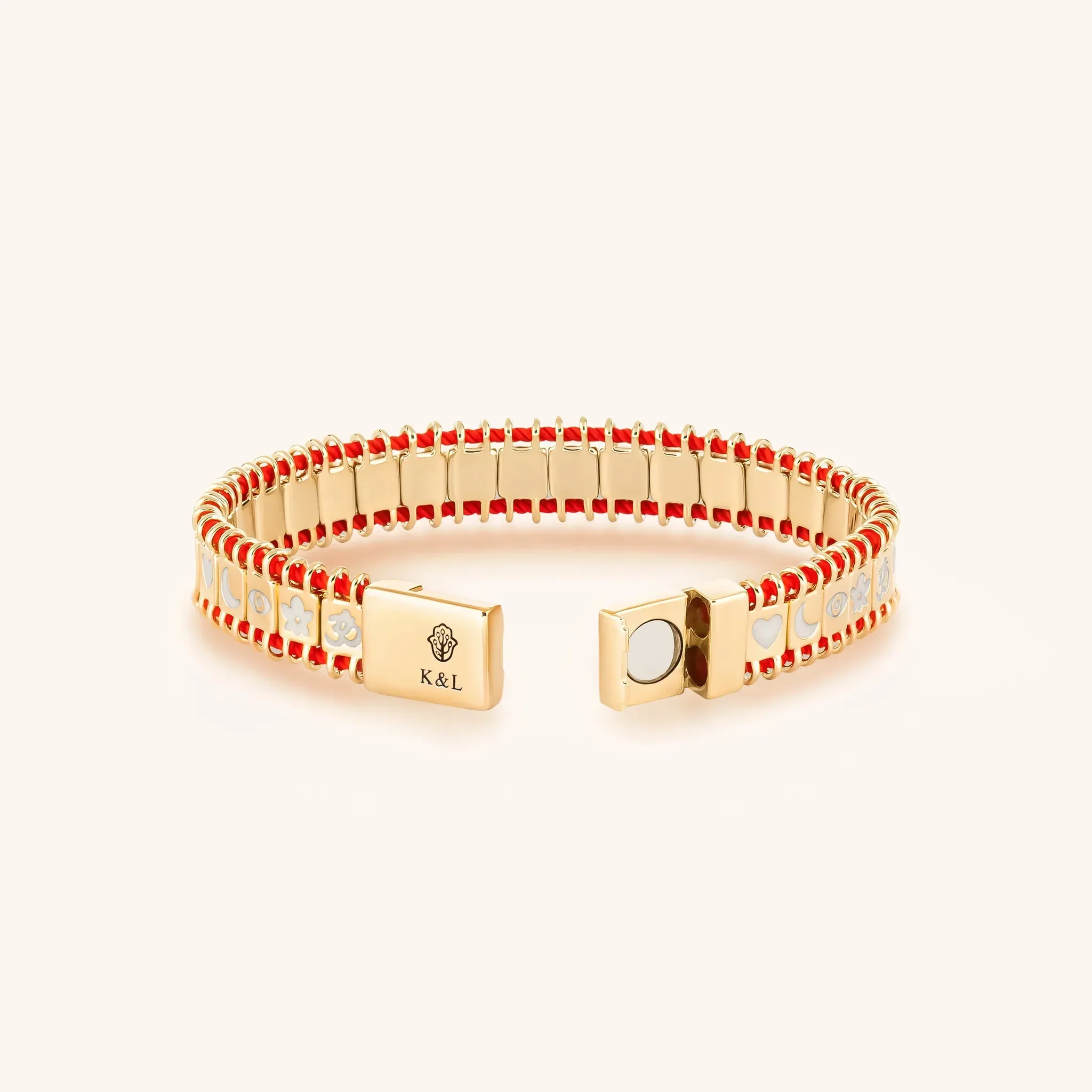 Embodied Energy - Red String Tennis Bracelet - Image 4
