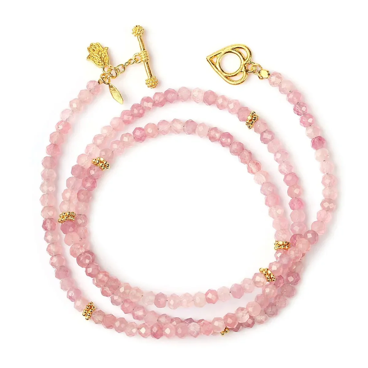 Embrace of Love Rose Quartz Heart Charm Wrap - Image 5