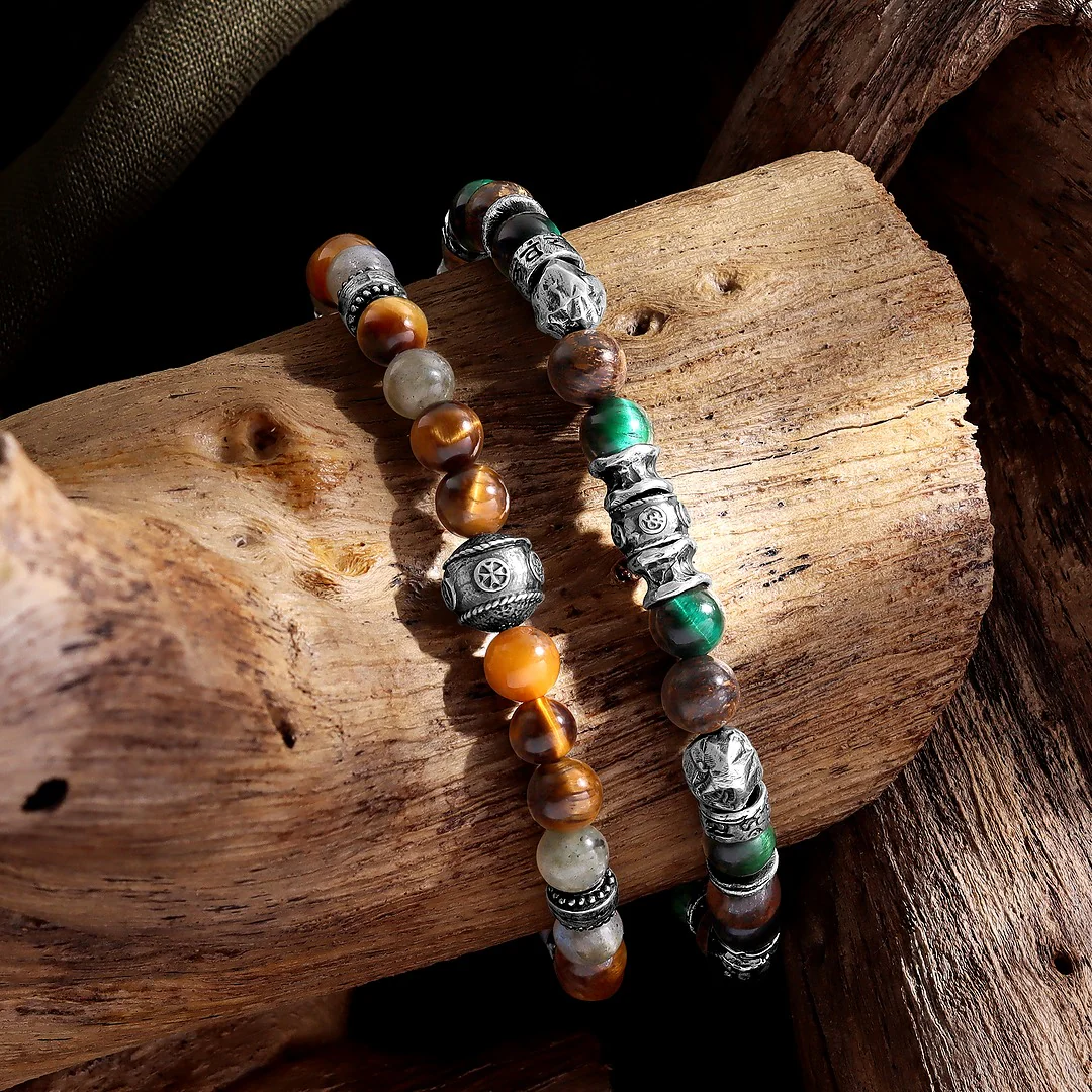 Guardian Strength Tiger’s Eye & Labradorite Bracelet - Image 3