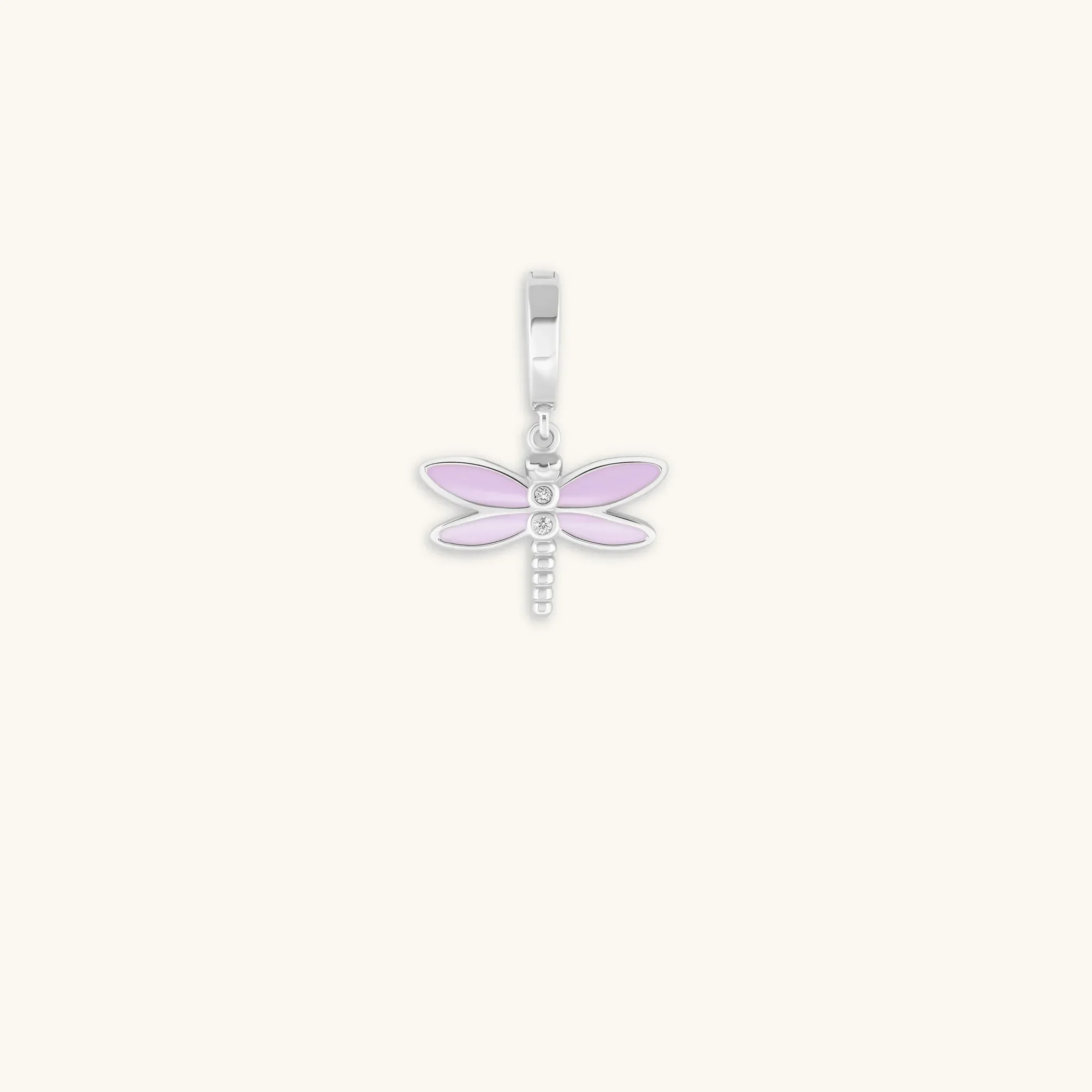 Enchanted Lilac Dragonfly Charm