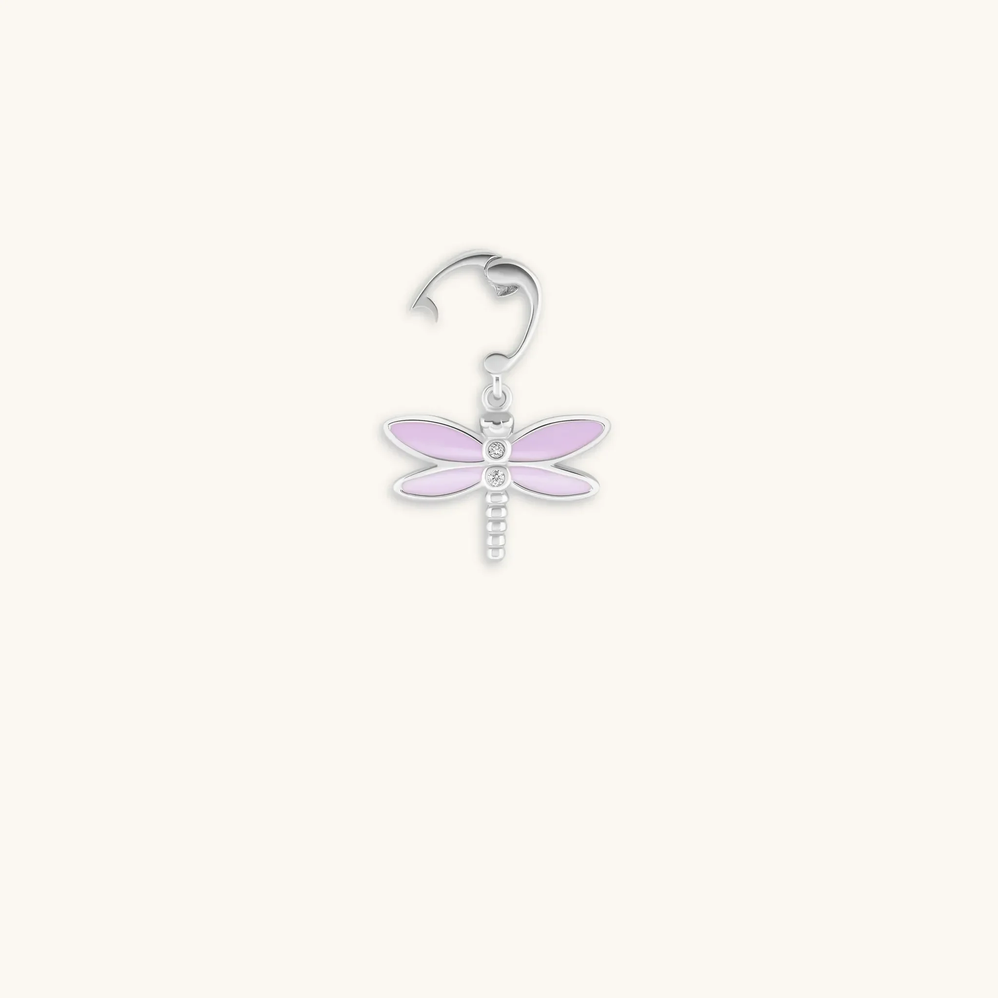 Enchanted Lilac Dragonfly Charm - Image 3