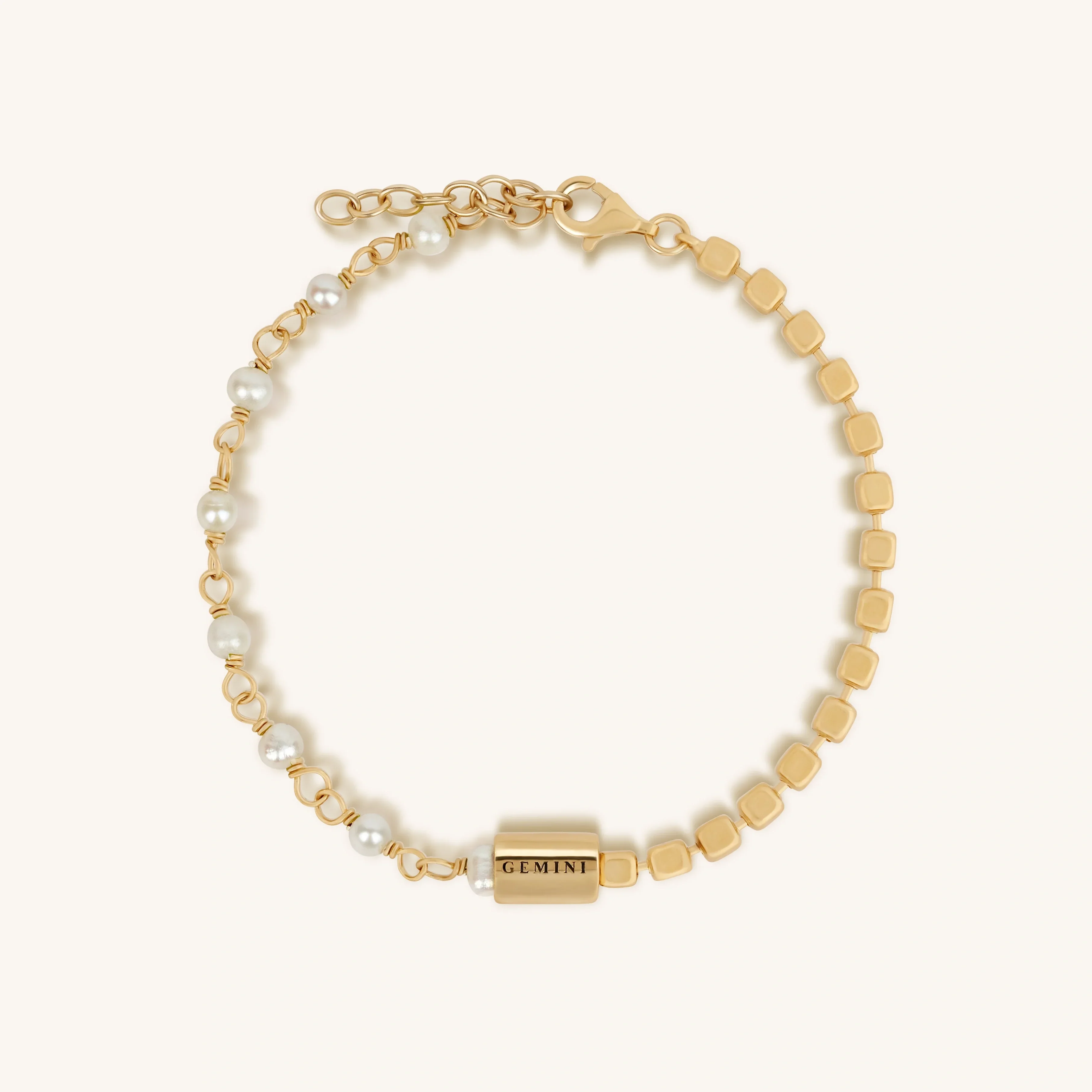 Endearing Duality Pearl Gemini Bracelet - Image 3