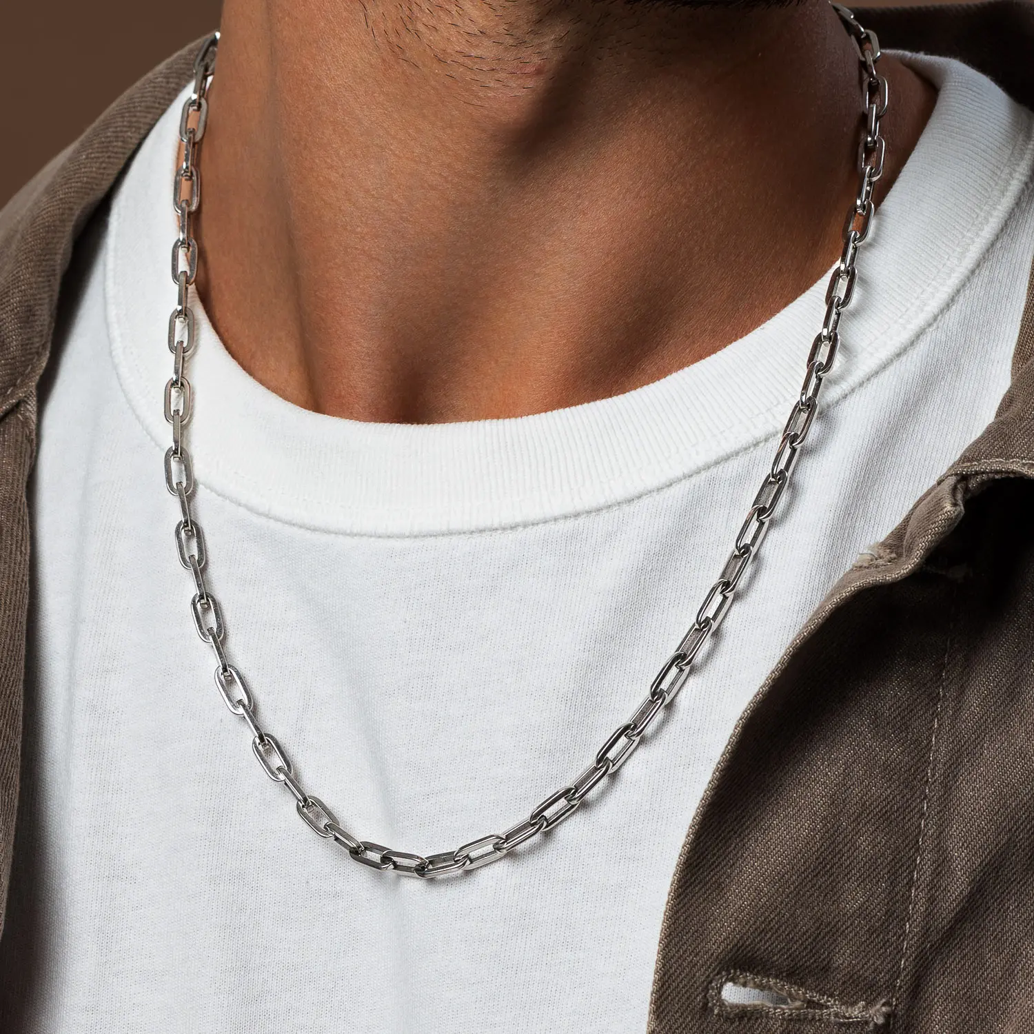 Enduring Flow Stainless Steel Chain Necklace - Image 2