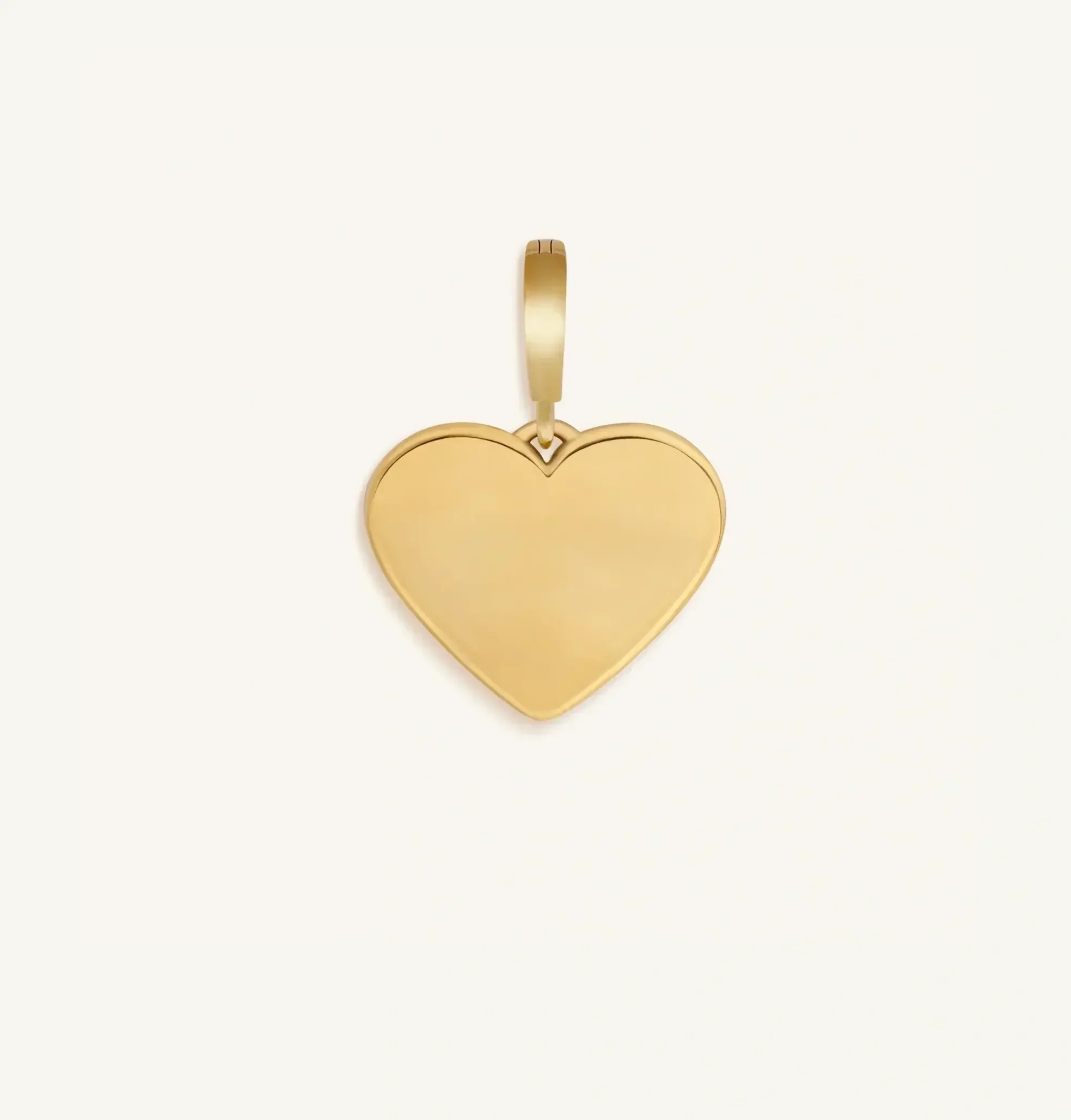 Peaceful Soul Gold Heart Charm - Image 6