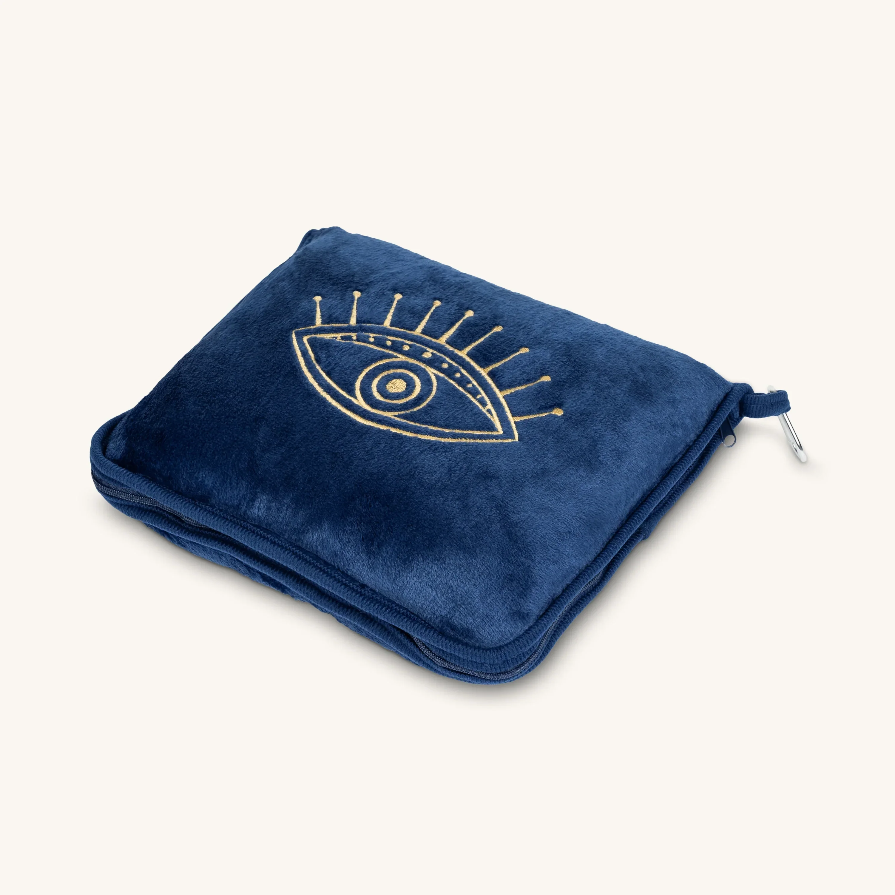 Energetic Balance Navy Pillow and Blanket Set - Image 3