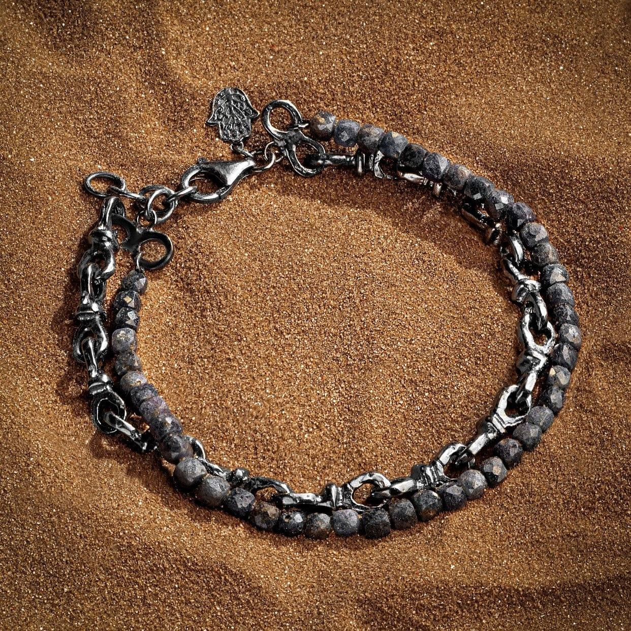 Energetic Punch - Sapphire Chain Bracelet