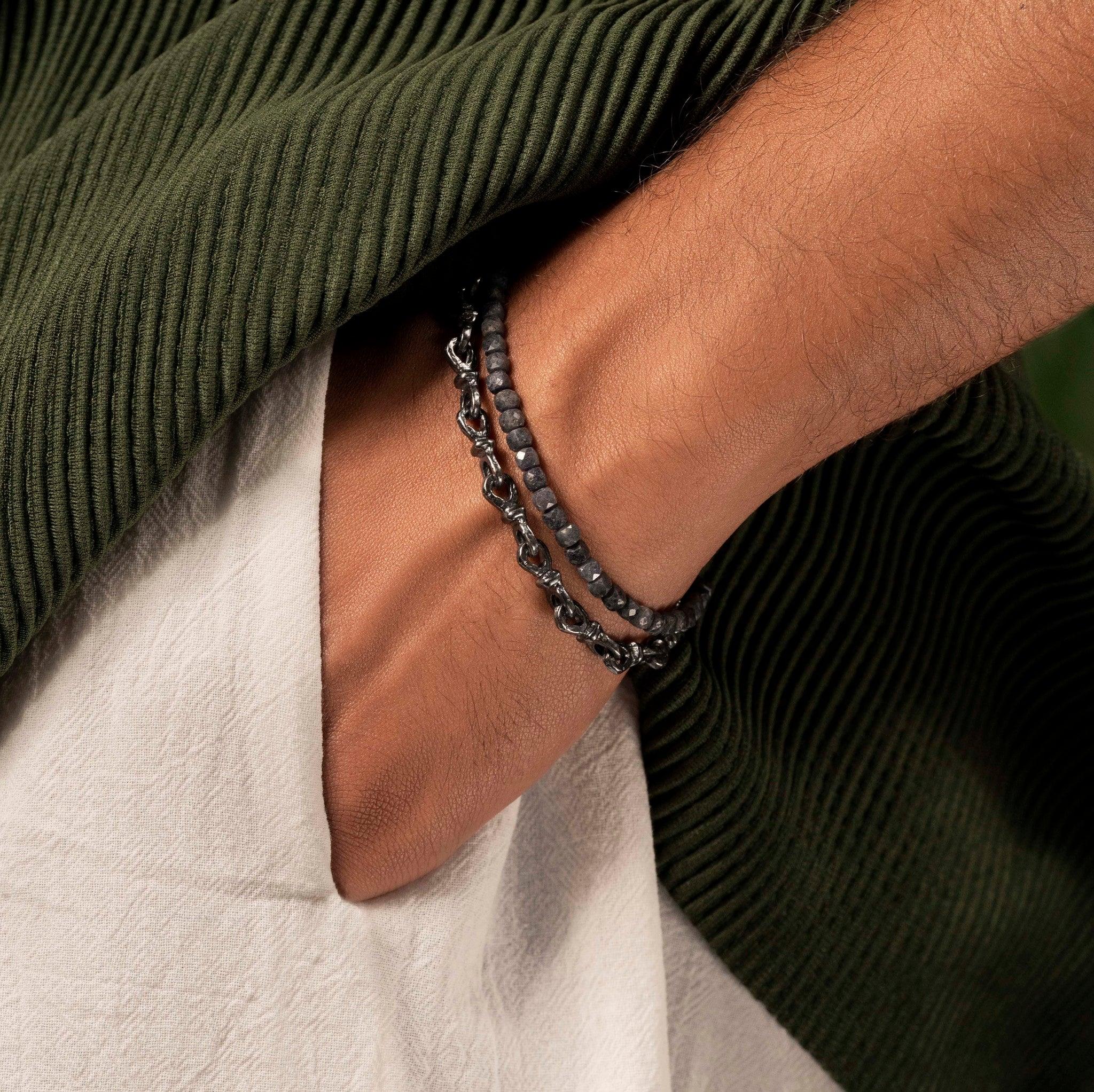 Energetic Punch - Sapphire Chain Bracelet - Image 2