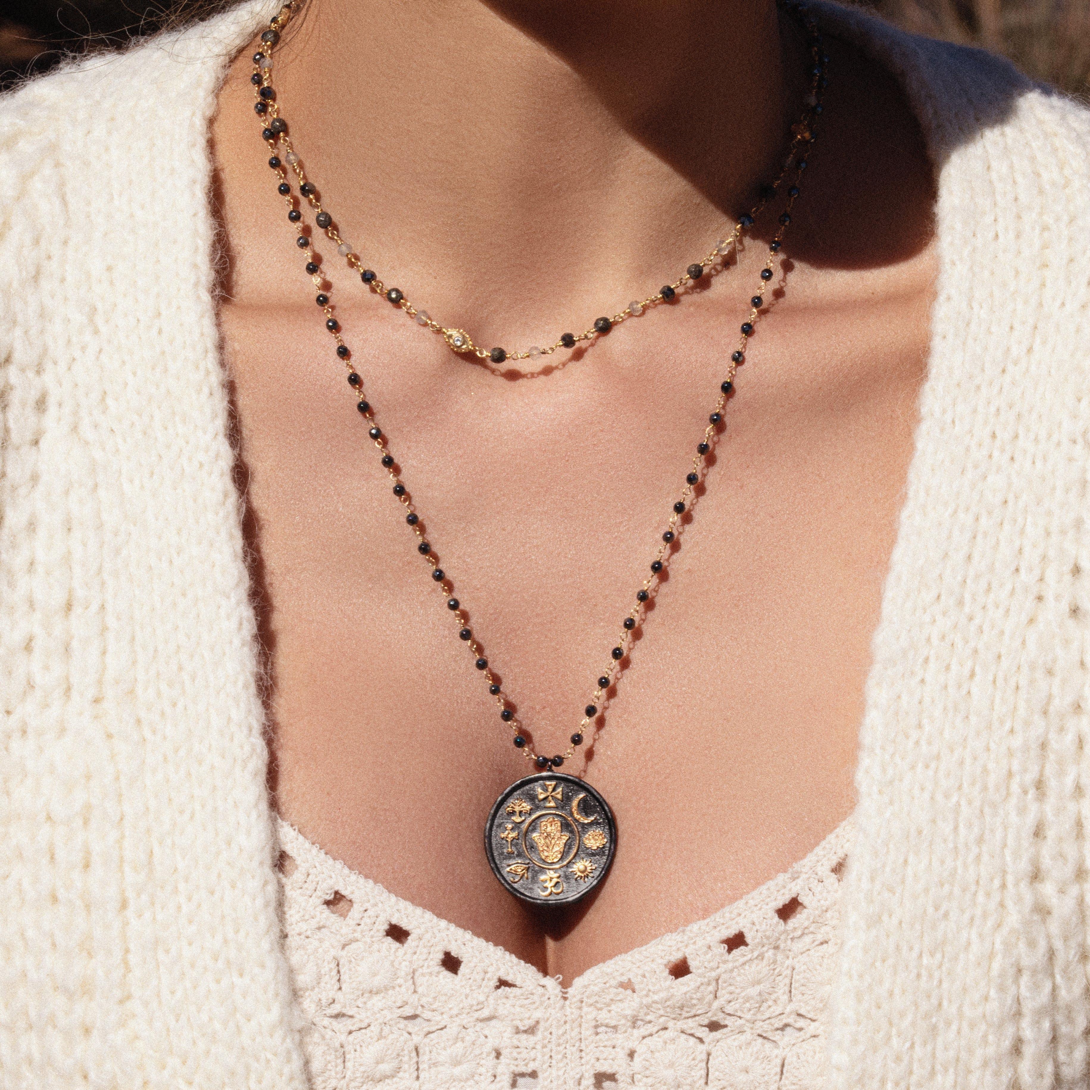 Energetic Spirit - Hematite Pyrite Labradorite Triple Protection Wrap - Image 5