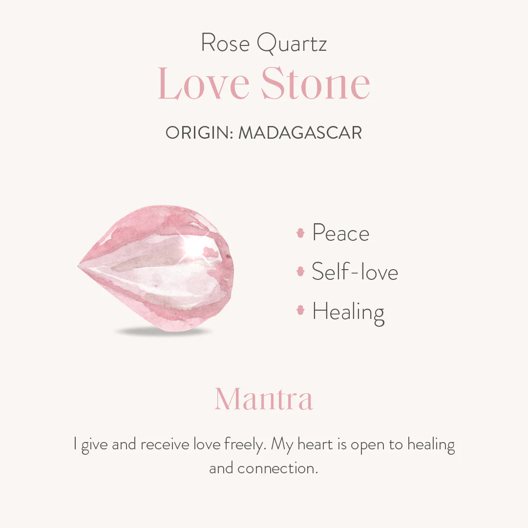 Loyal Support - Rose Quartz Diamond Cross Bracelet - Image 3