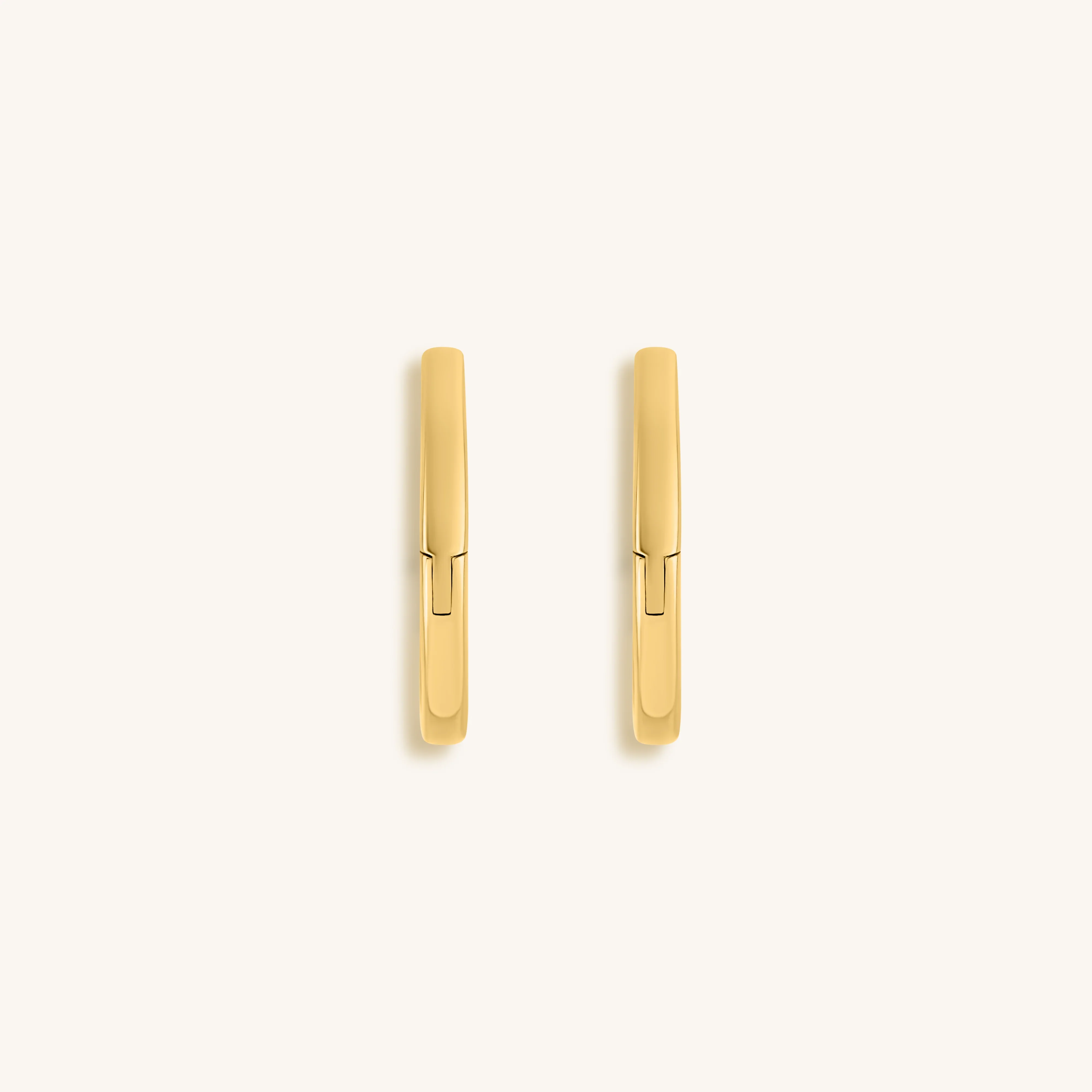 Eternal Circle - Gold Hoop Earrings - Image 3