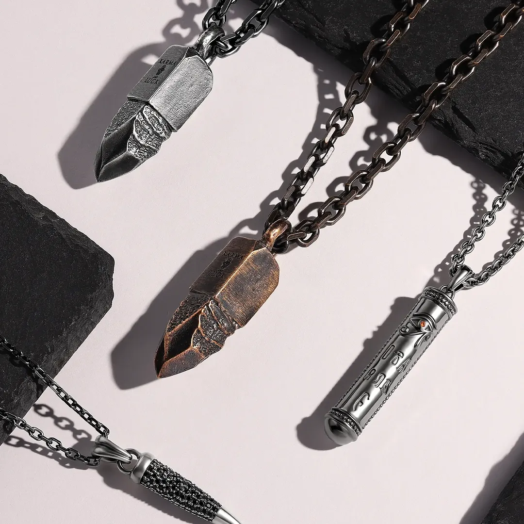 Fortune Root Dagger Noir Radiance Necklace - Image 3