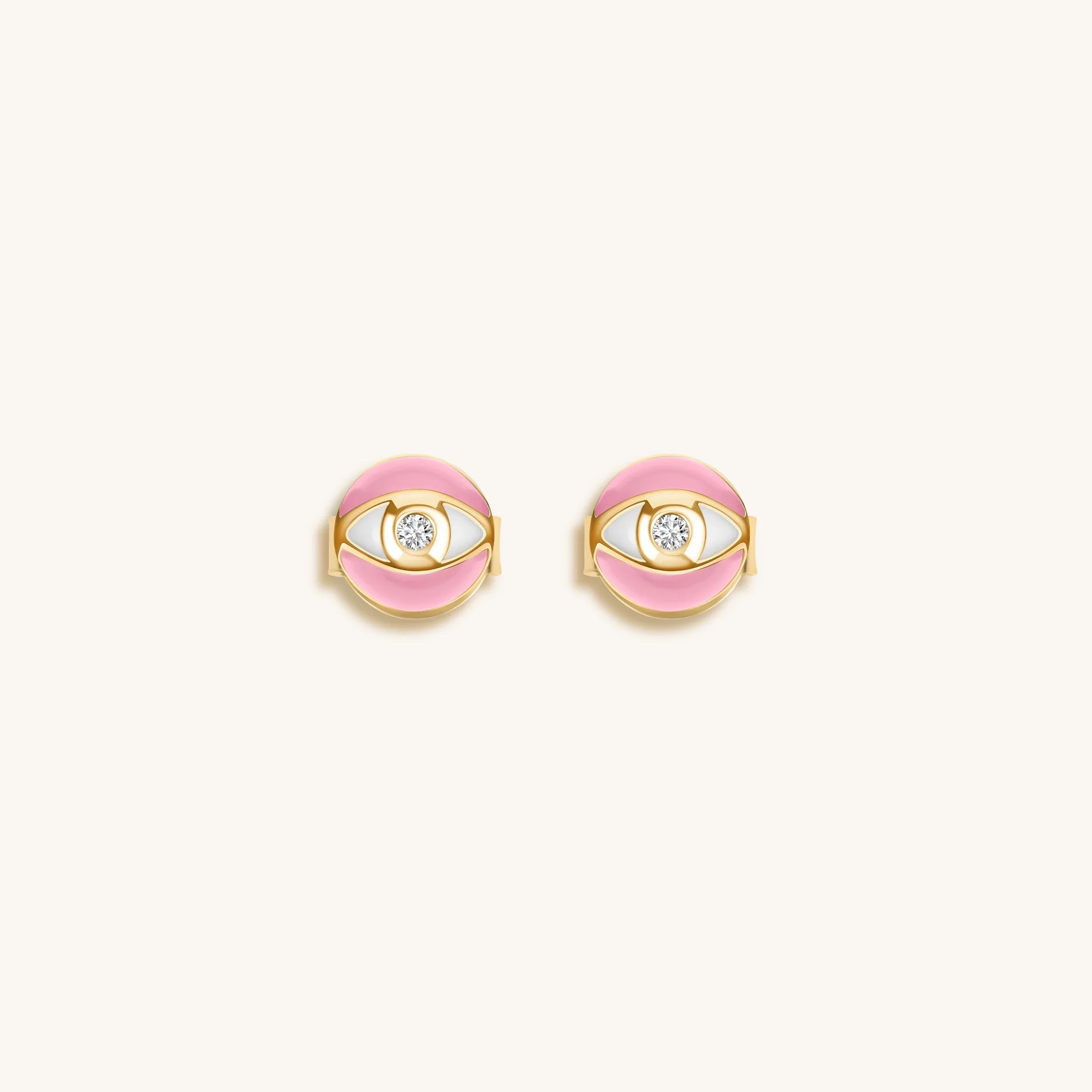 Subtle Guardian Evil Eye Earrings