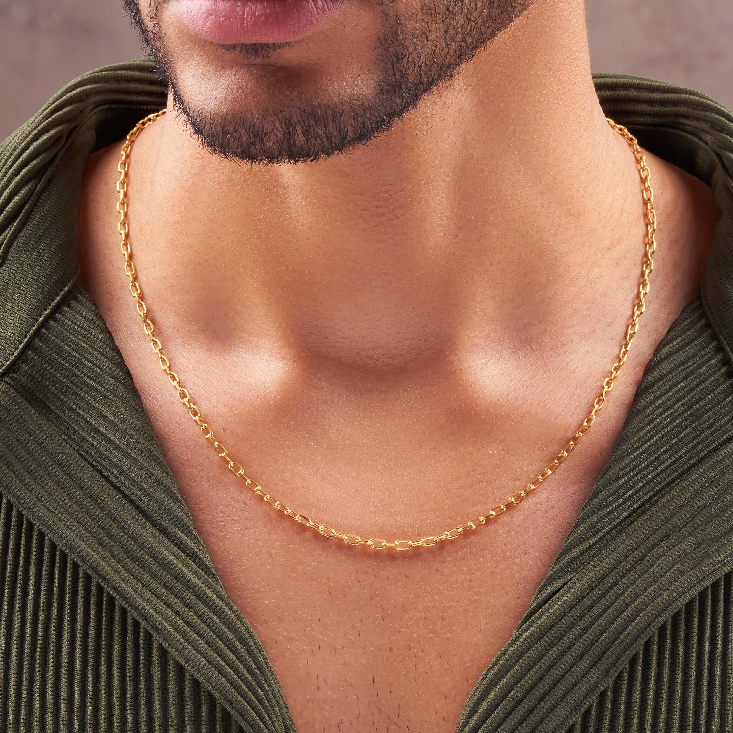 Everlasting Vow Men’s Gold Necklace - Image 2