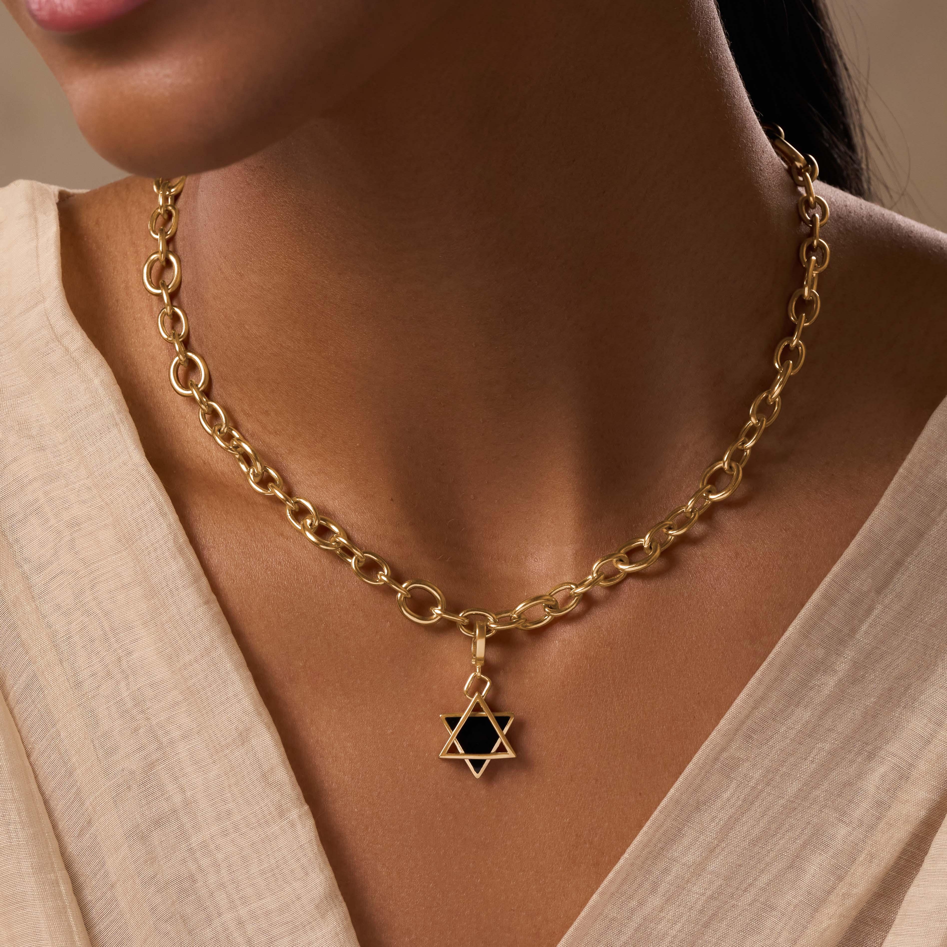Faithful Discernment Black Onyx Star of David Pendant - Image 2