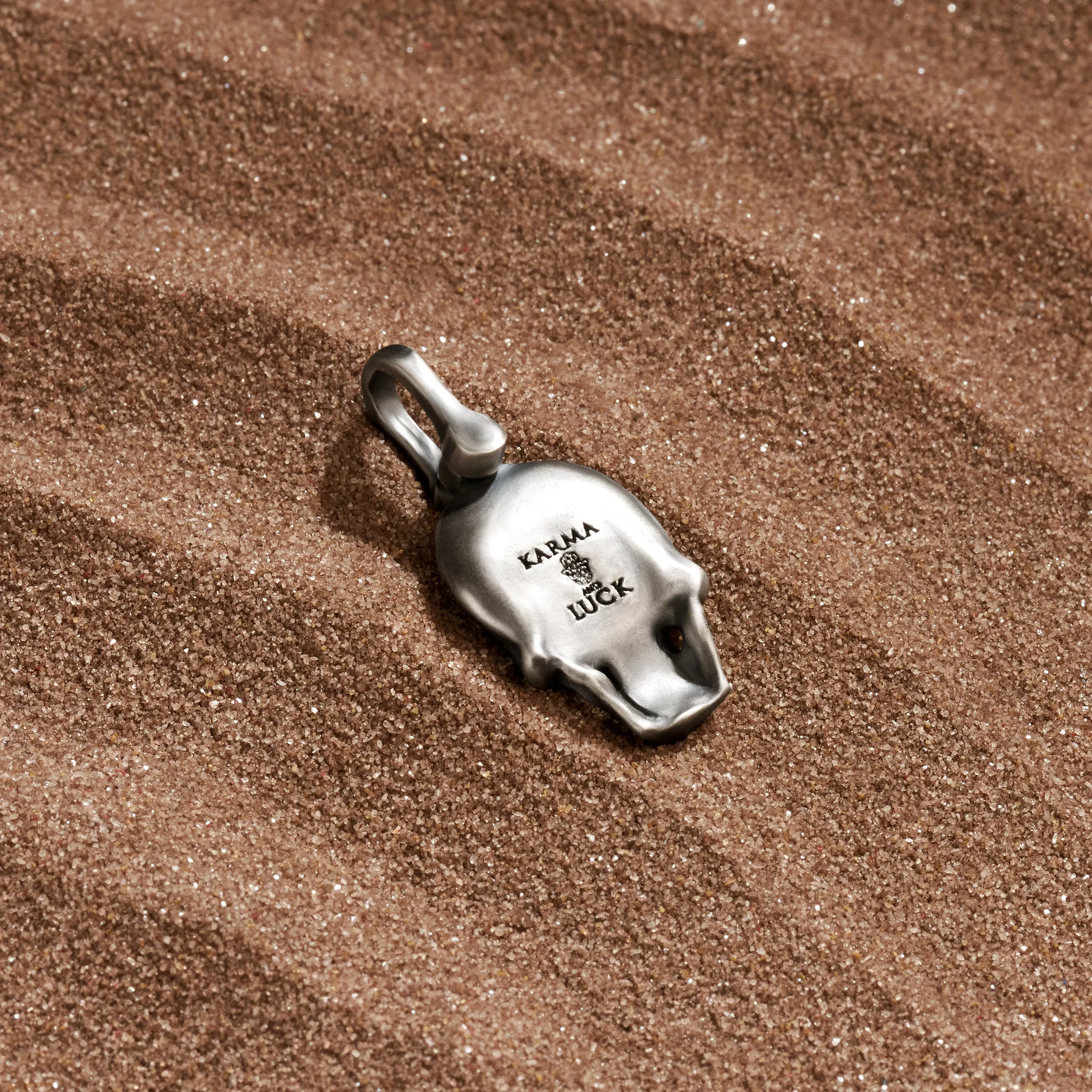 Fearless Fortitude - Silver Skull Charm - Image 3