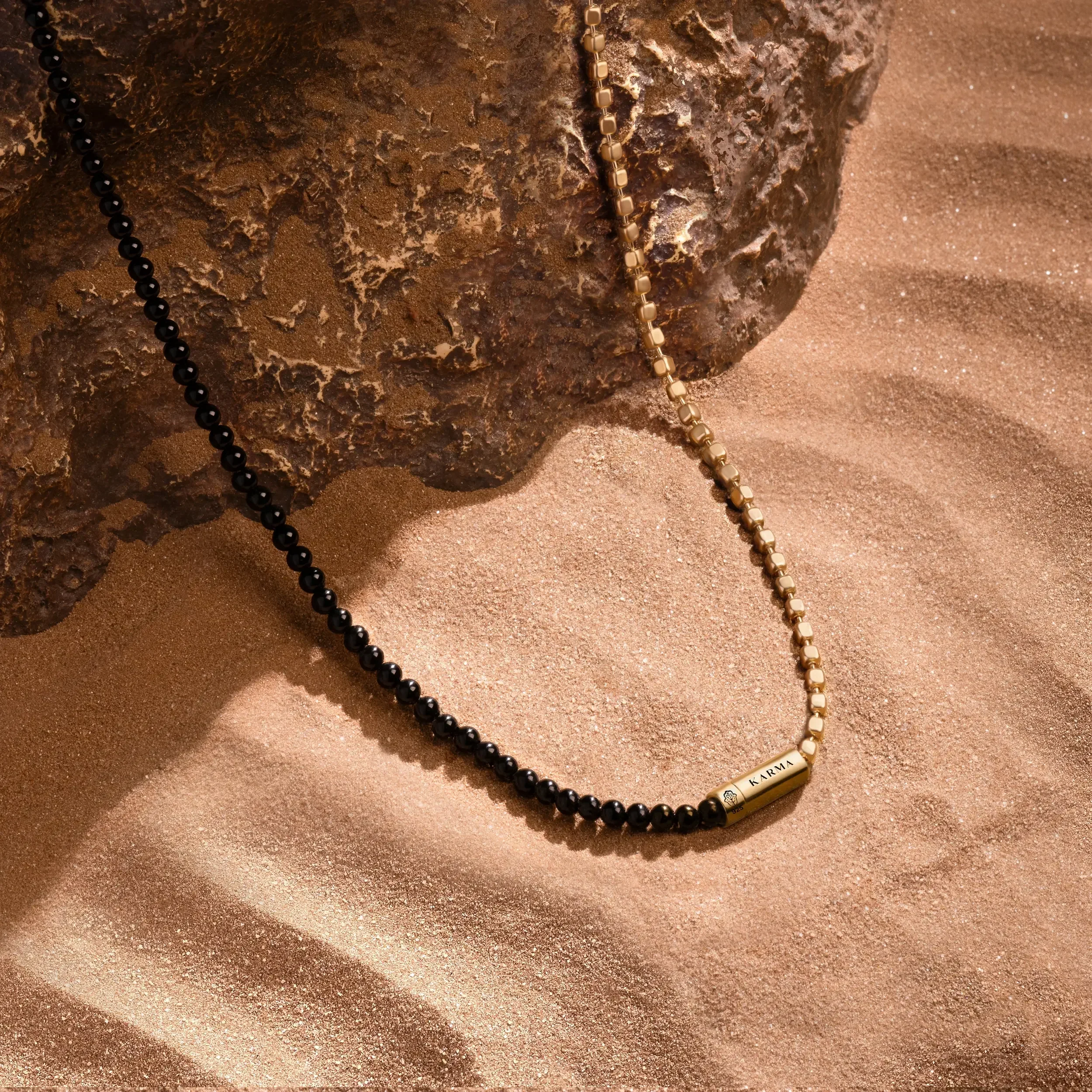 Fearless Spirit Black Onyx Gold Chain - Image 3