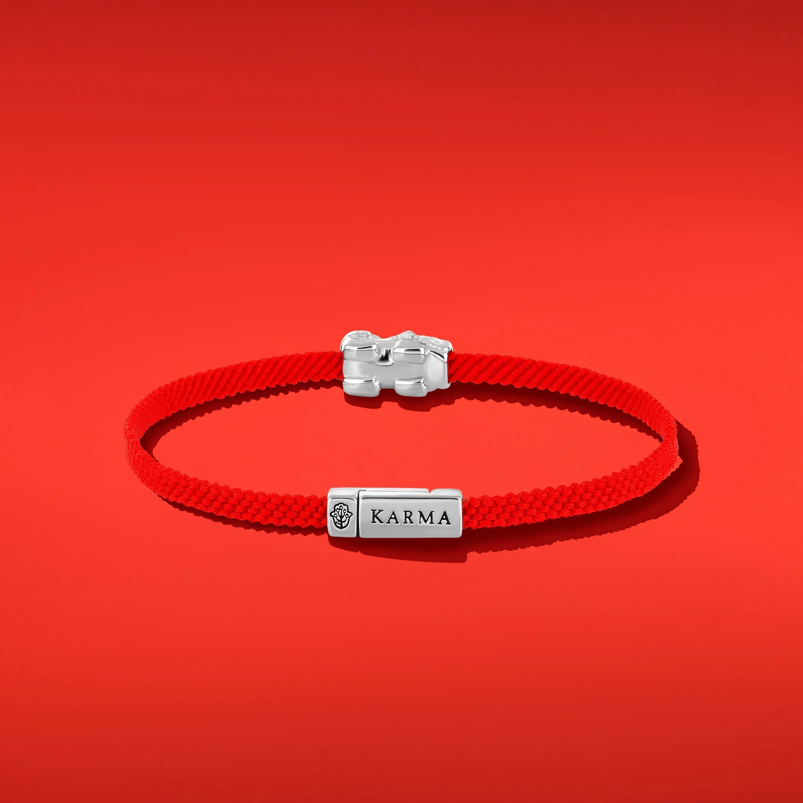 Fiery Determination Men's Red String Bracelet - Image 3