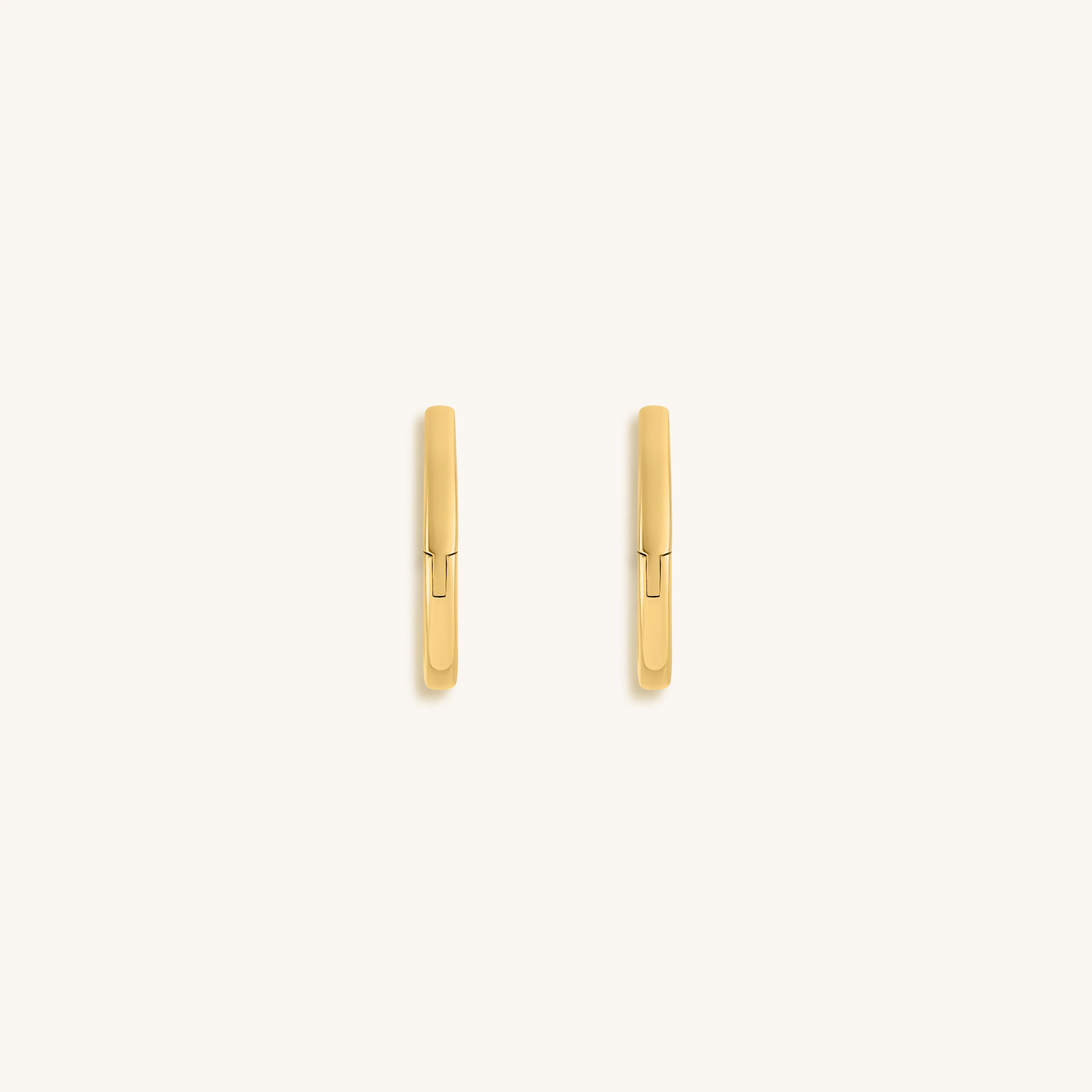 Flow of Energy - Gold Hoop Earrings - Image 5