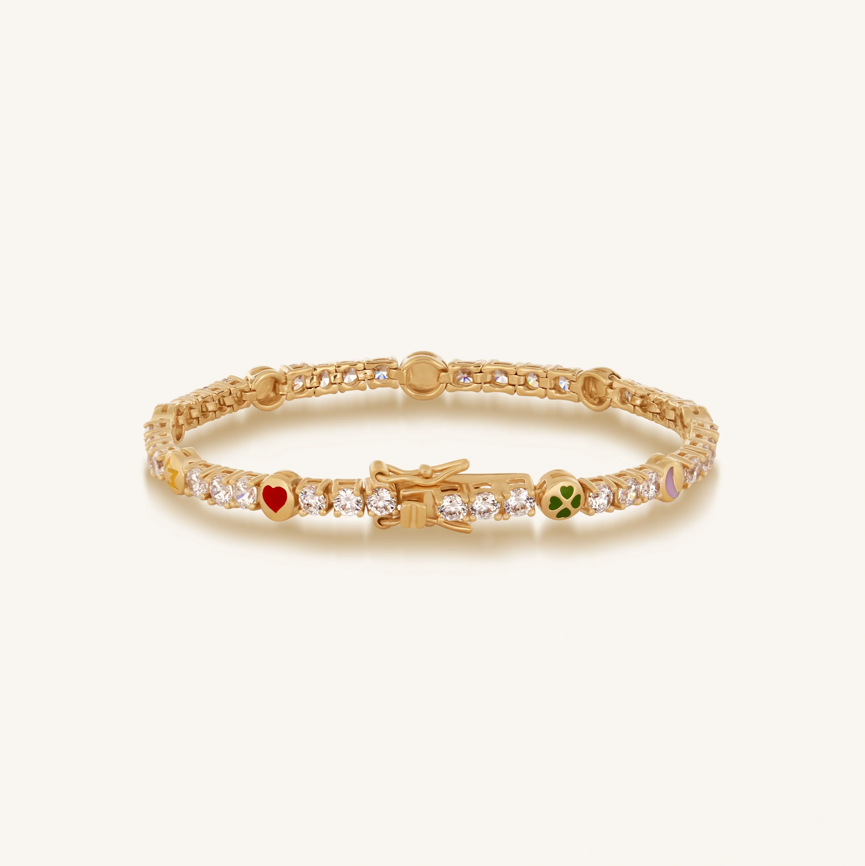 Fortuitous Traveler Multi-Symbol Tennis Bracelet - Image 4