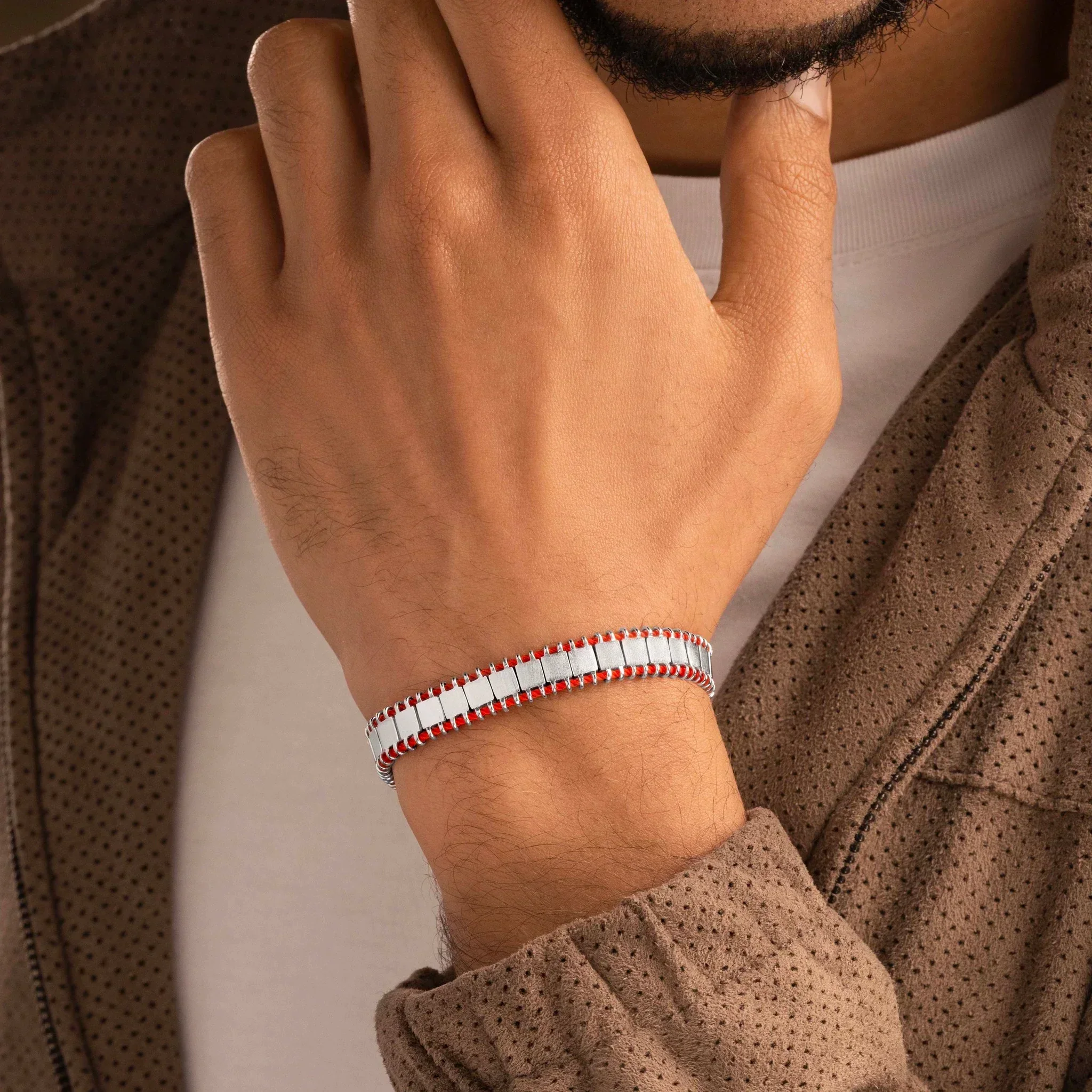 Fortune’s Favorite - Magnetic Red Bracelet Medium - Image 2