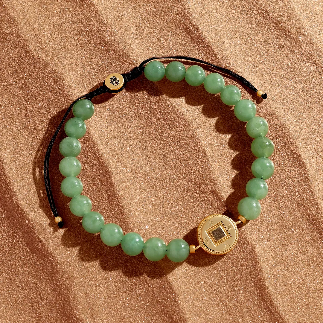 Fortune’s Guard Jade Lucky Charm Bracelet