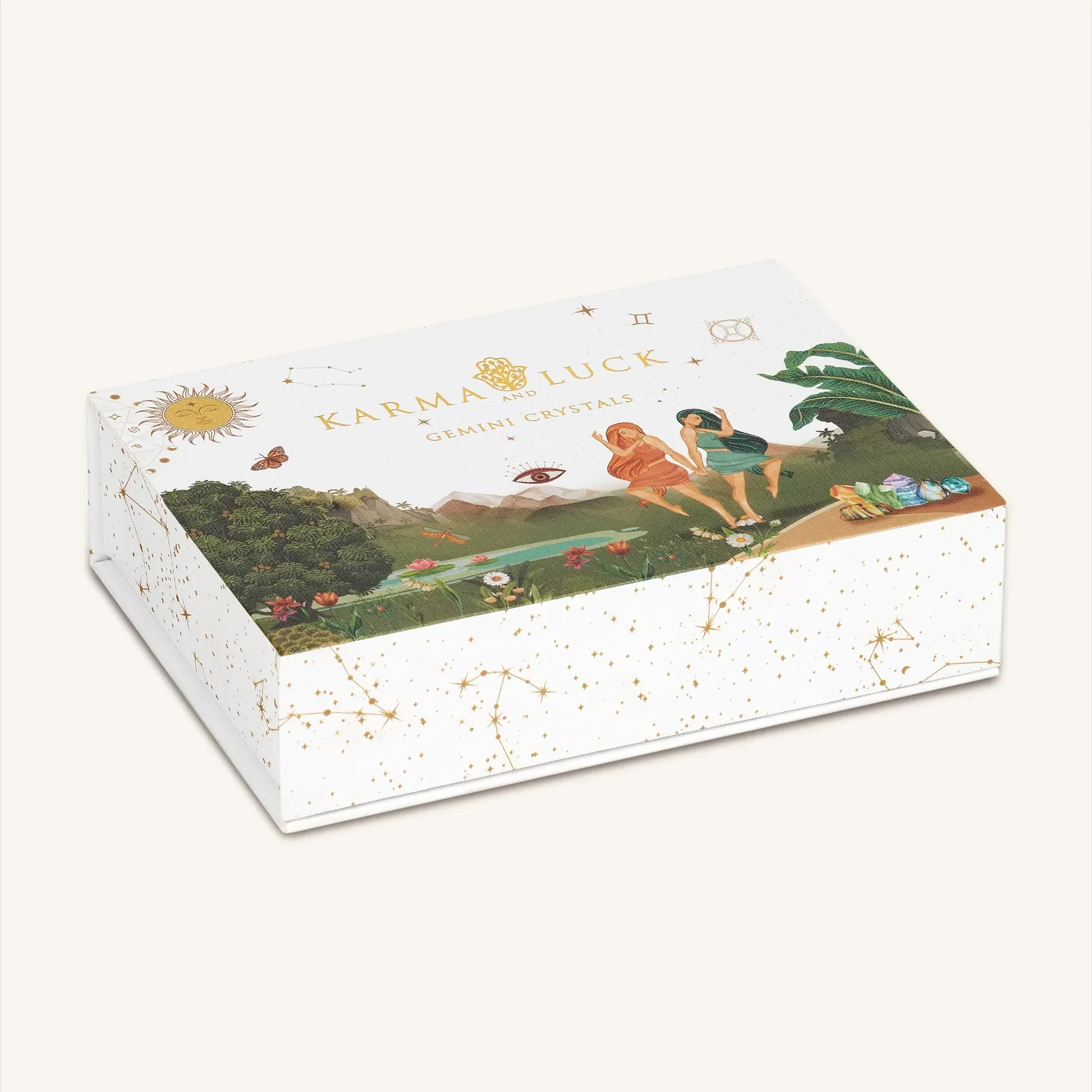 Playful Charisma Gemini Zodiac Crystal Box - Image 2