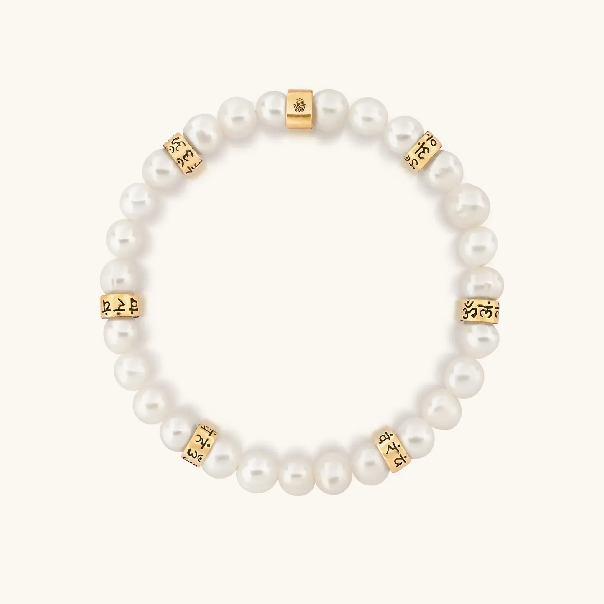 Gentle Transformation - Pearl Mantra Bracelet